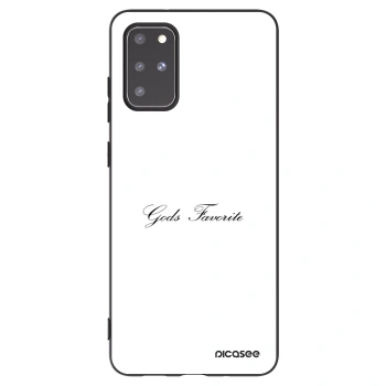 Picasee silikonowe czarne etui na Samsung Galaxy S20+ G985F - Gods Favorite