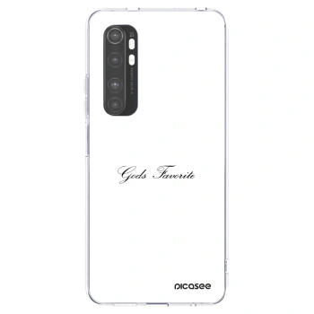 Picasee silikonowe przeźroczyste etui na Xiaomi Mi Note 10 Lite - Gods Favorite