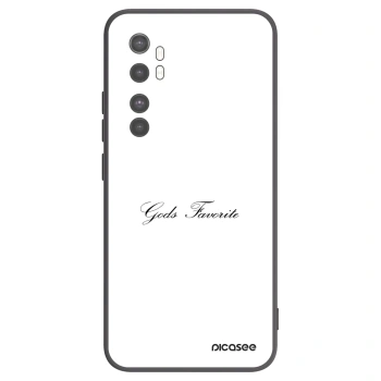 Picasee silikonowe czarne etui na Xiaomi Mi Note 10 Lite - Gods Favorite