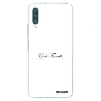 Picasee silikonowe przeźroczyste etui na Samsung Galaxy A30s A307F - Gods Favorite