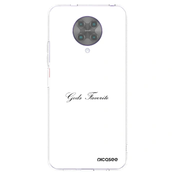 Picasee silikonowe przeźroczyste etui na Xiaomi Poco F2 Pro - Gods Favorite