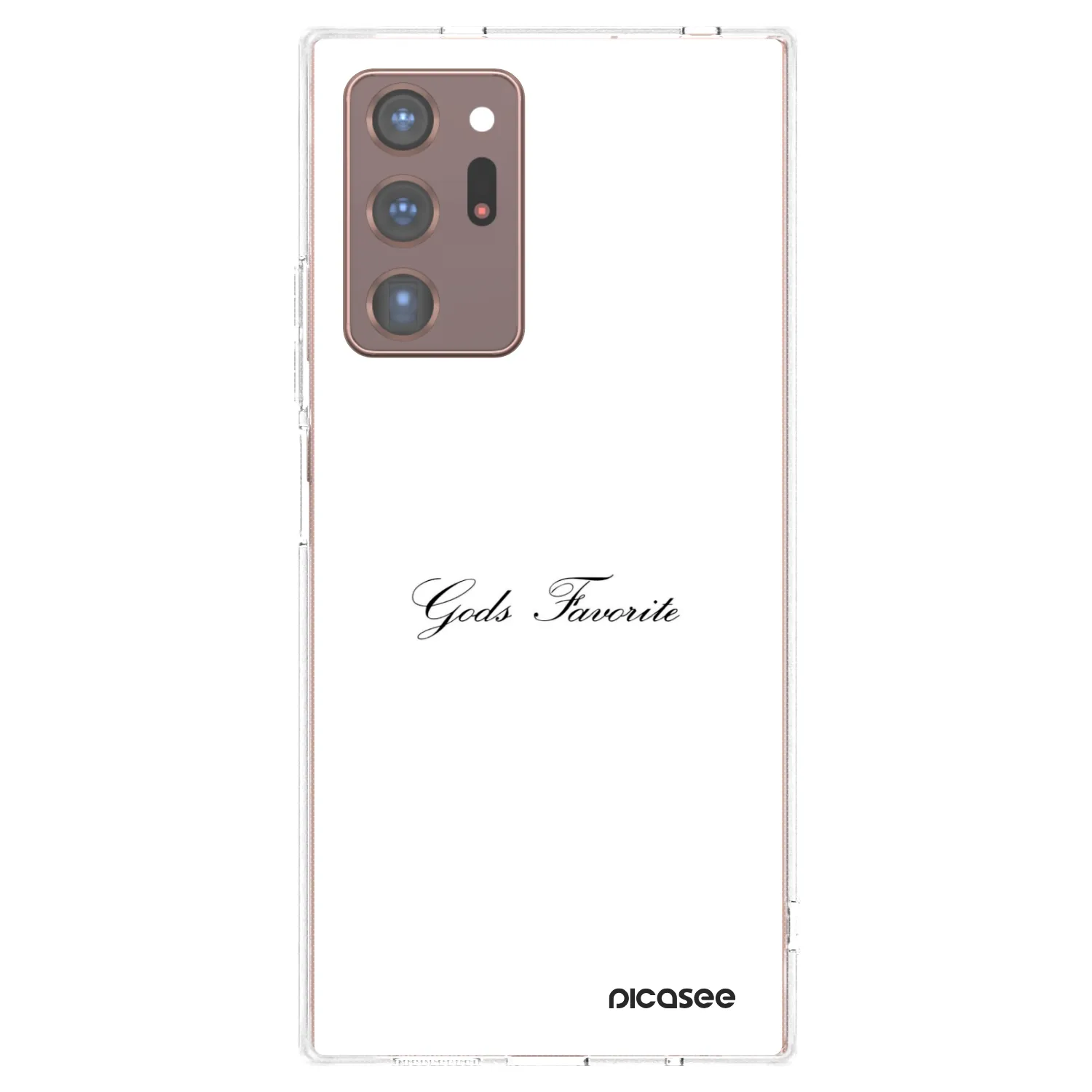 Picasee silikonowe przeźroczyste etui na Samsung Galaxy Note 20 Ultra - Gods Favorite