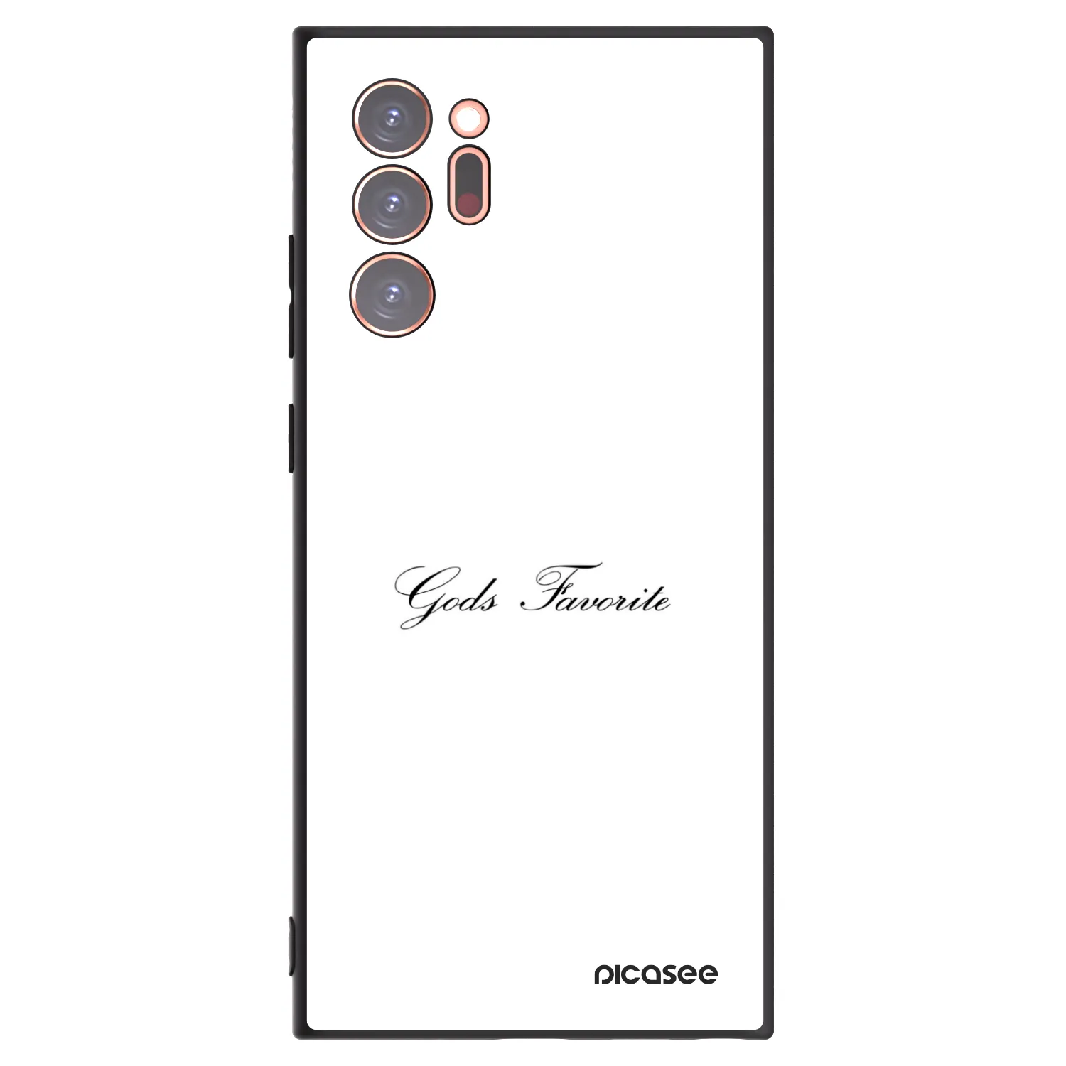 Picasee silikonowe czarne etui na Samsung Galaxy Note 20 Ultra - Gods Favorite
