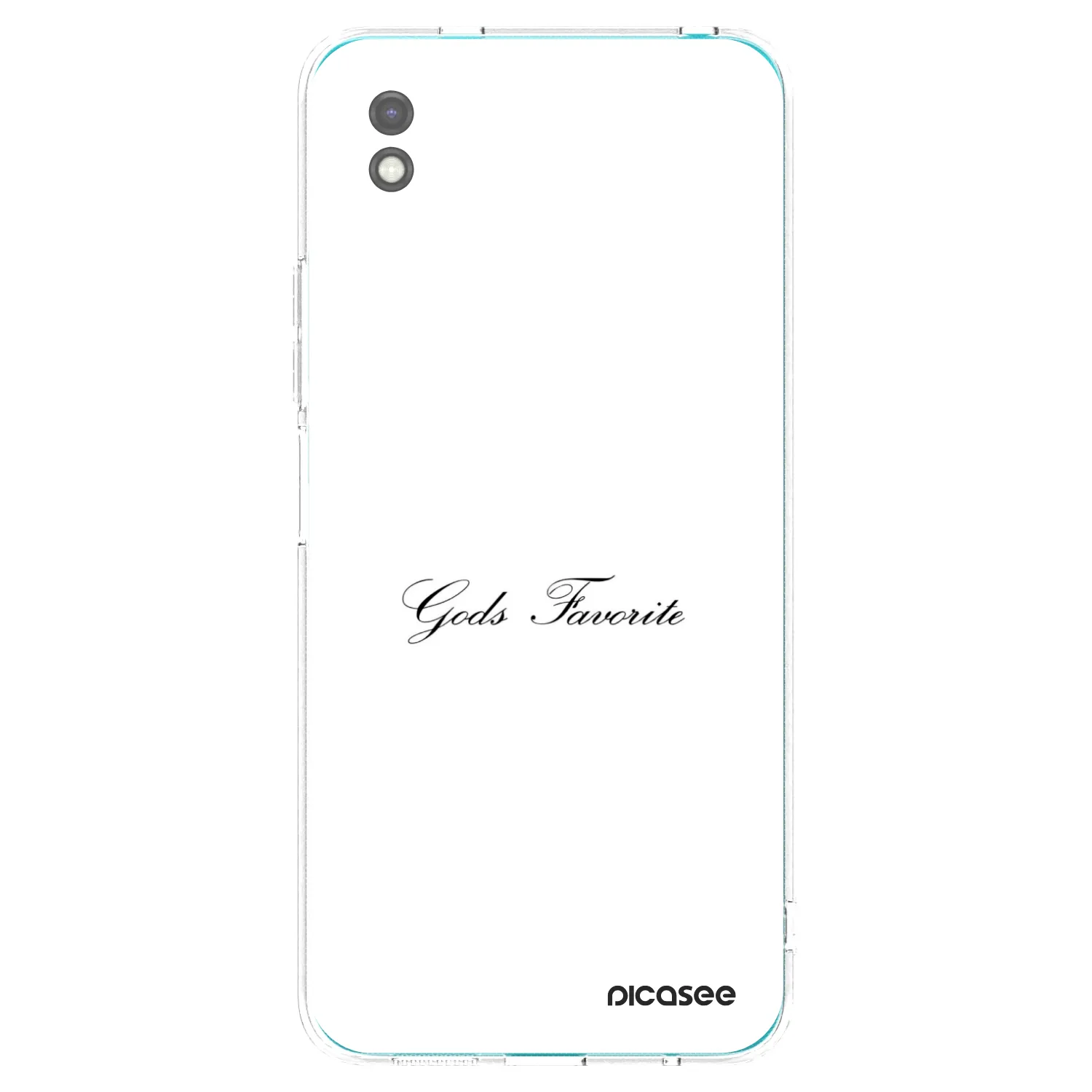 Picasee silikonowe czarne etui na Xiaomi Redmi 9A - Gods Favorite