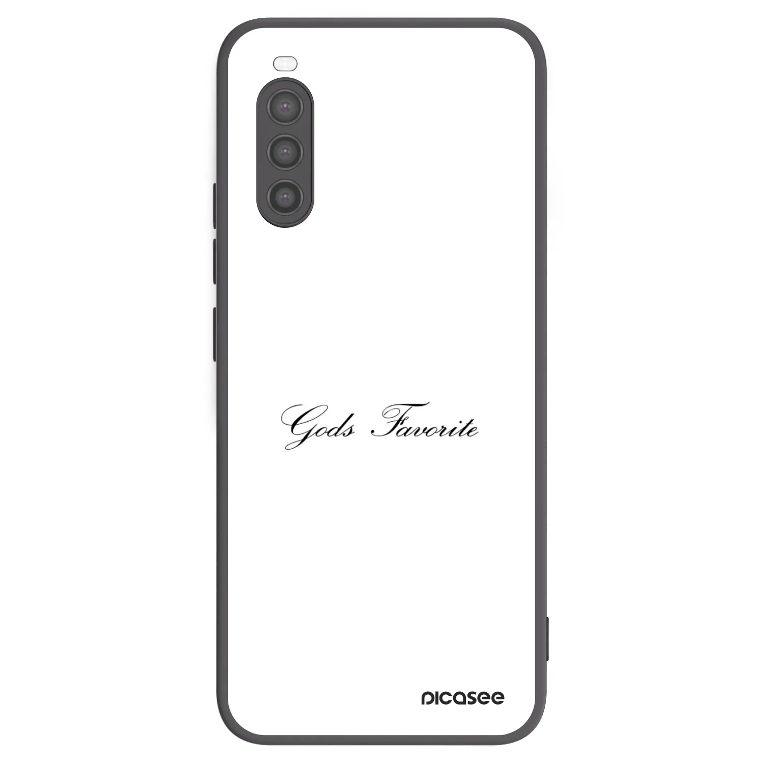 Picasee silikonowe czarne etui na Sony Xperia 10 II - Gods Favorite