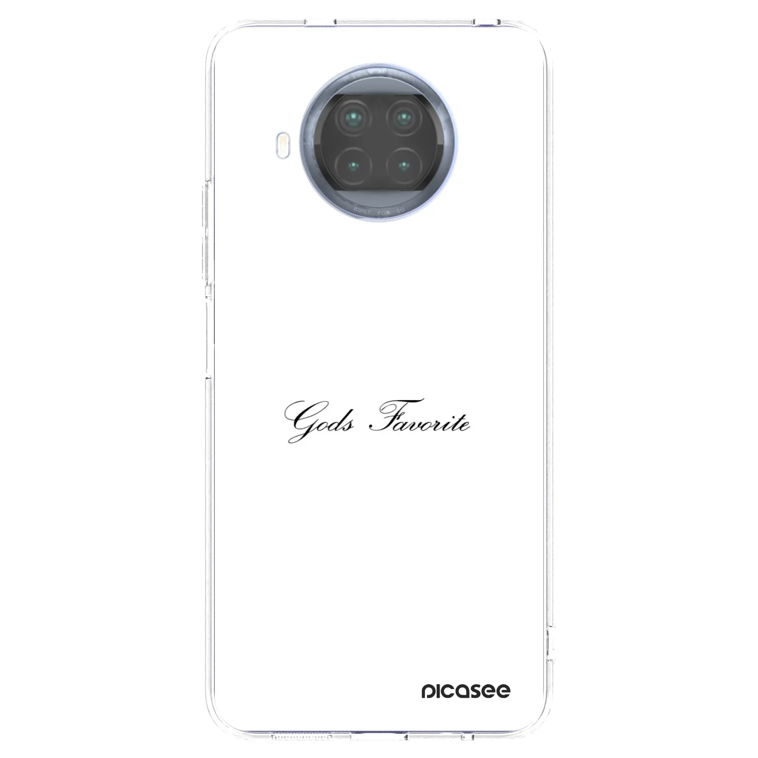Picasee silikonowe przeźroczyste etui na Xiaomi Mi 10T Lite - Gods Favorite