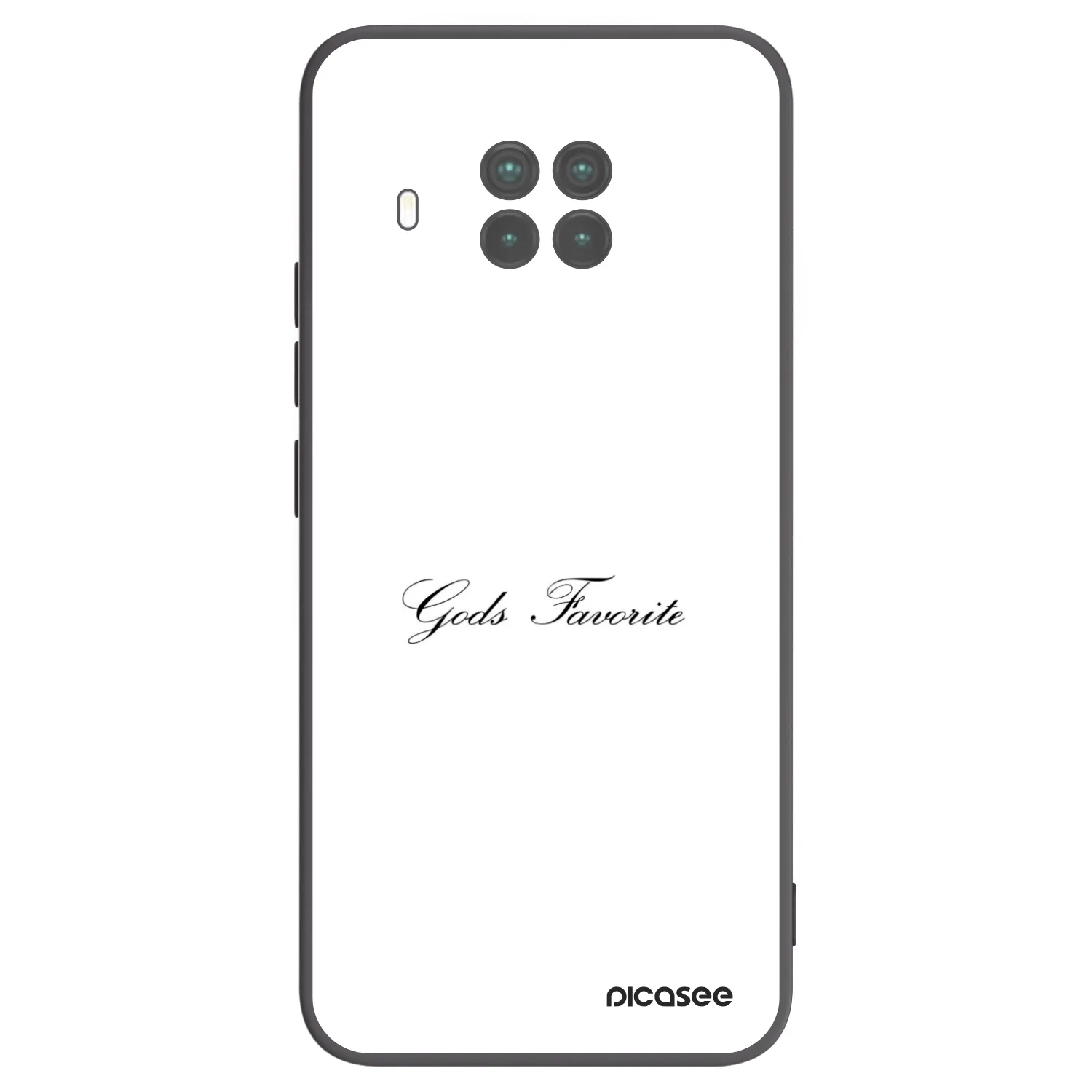 Picasee silikonowe czarne etui na Xiaomi Mi 10T Lite - Gods Favorite