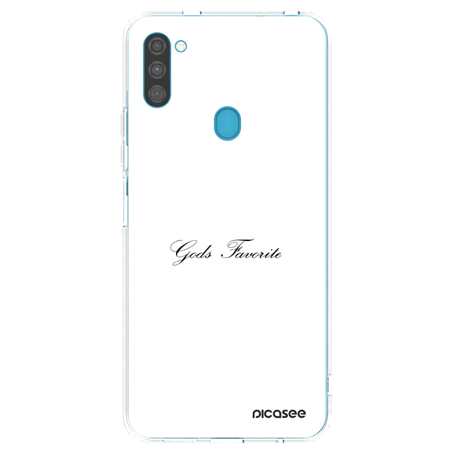 Picasee silikonowe przeźroczyste etui na Samsung Galaxy M11 - Gods Favorite