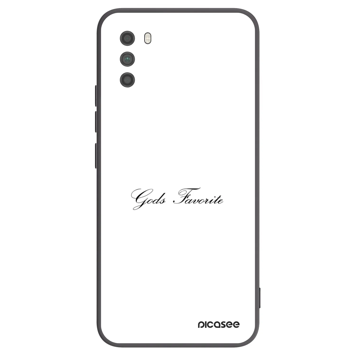 Picasee silikonowe czarne etui na Xiaomi Poco M3 - Gods Favorite