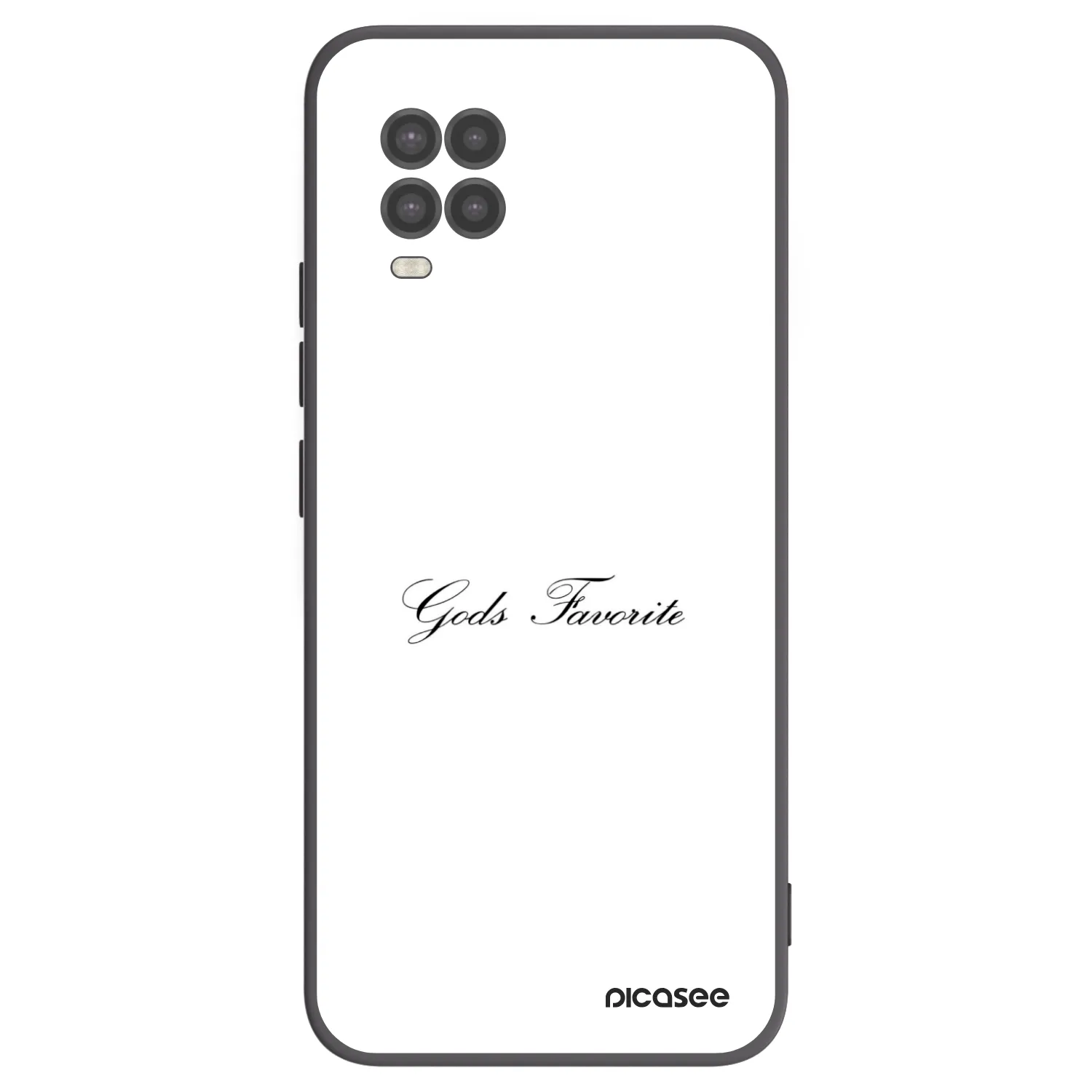 Picasee silikonowe czarne etui na Xiaomi Mi 10 Lite - Gods Favorite