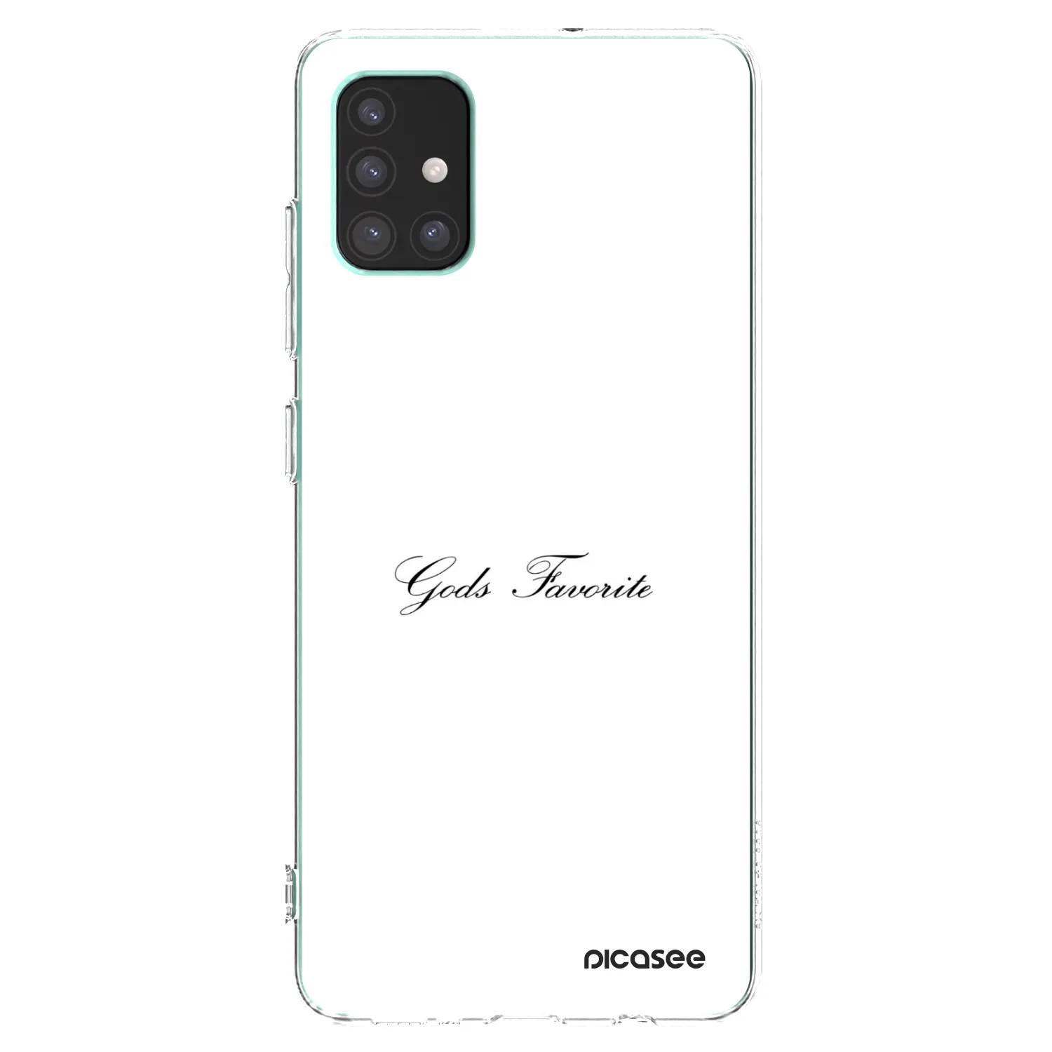 Picasee silikonowe przeźroczyste etui na Samsung Galaxy M51 M515F - Gods Favorite