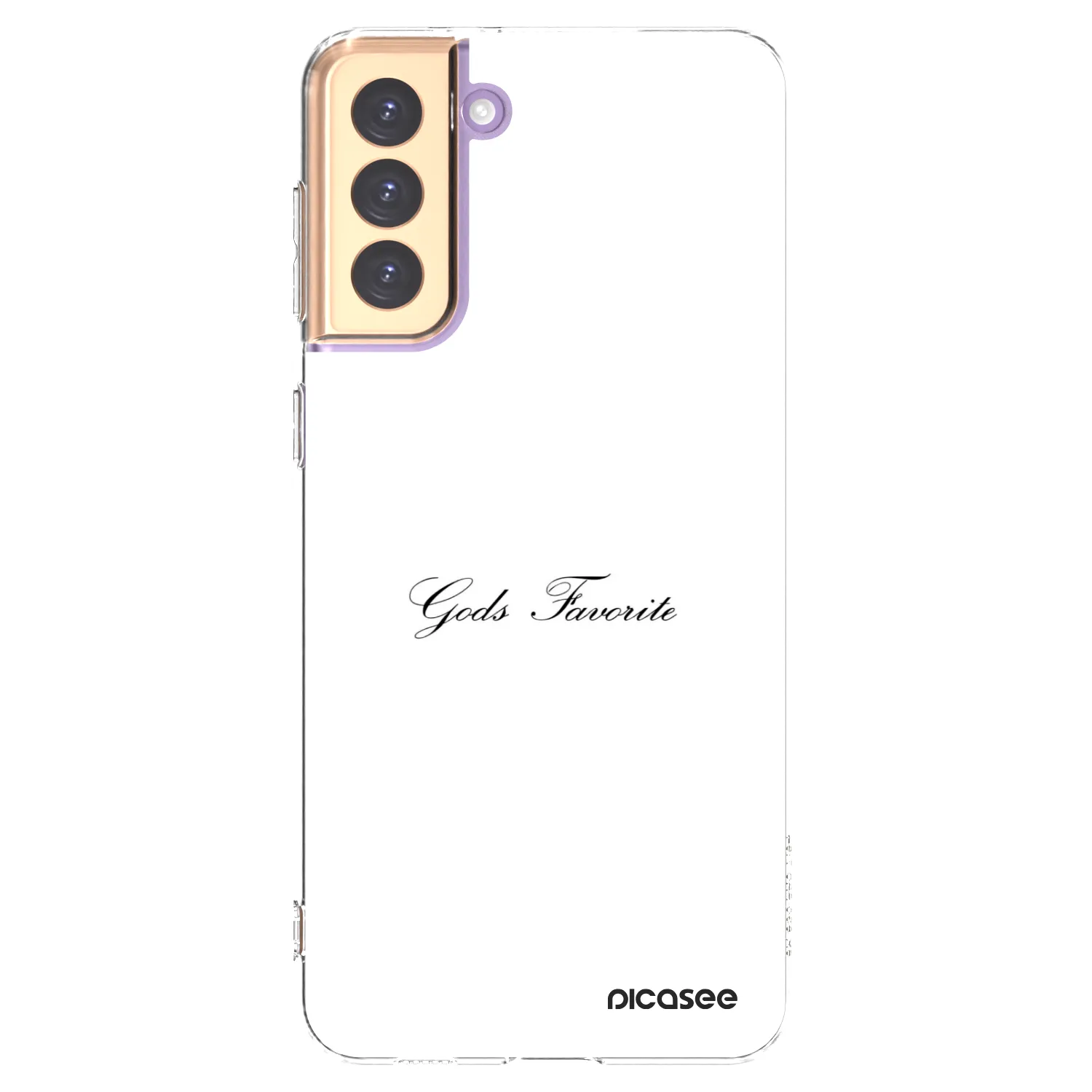Picasee silikonowe przeźroczyste etui na Samsung Galaxy S21+ 5G G996F - Gods Favorite