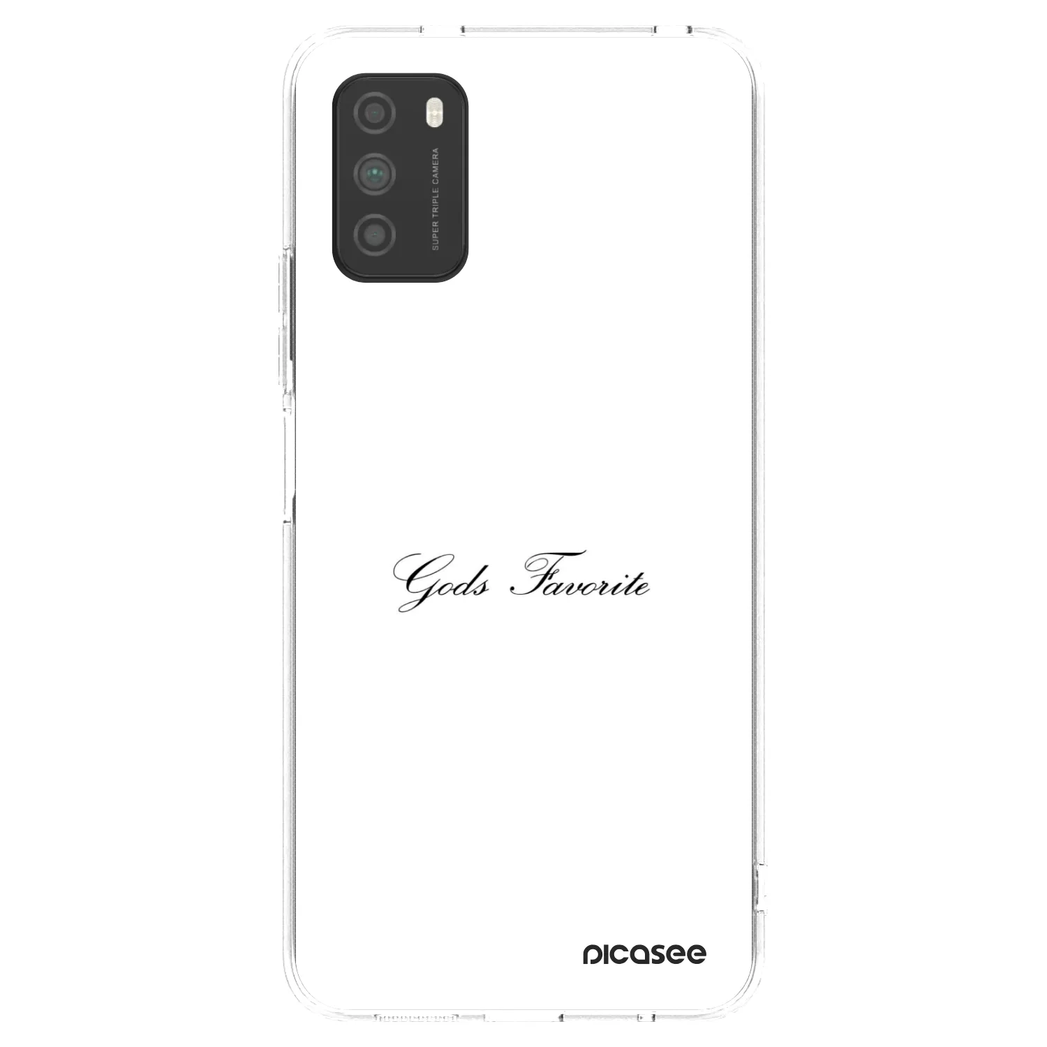 Picasee silikonowe przeźroczyste etui na Xiaomi Poco M3 - Gods Favorite