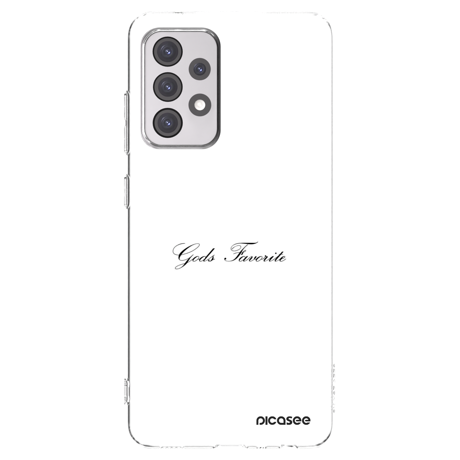 Picasee silikonowe przeźroczyste etui na Samsung Galaxy A52 5G A525F - Gods Favorite