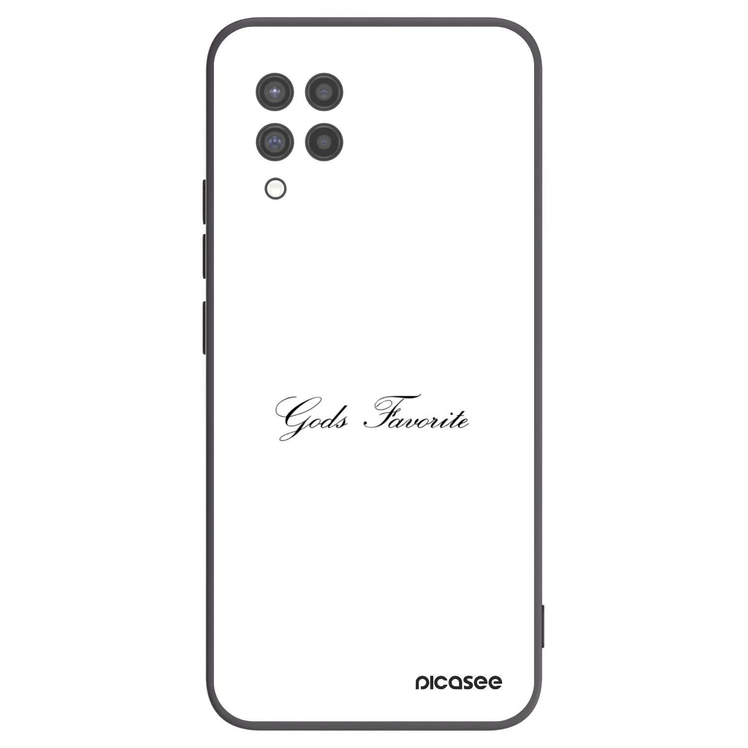 Picasee silikonowe czarne etui na Samsung Galaxy A42 A426B - Gods Favorite