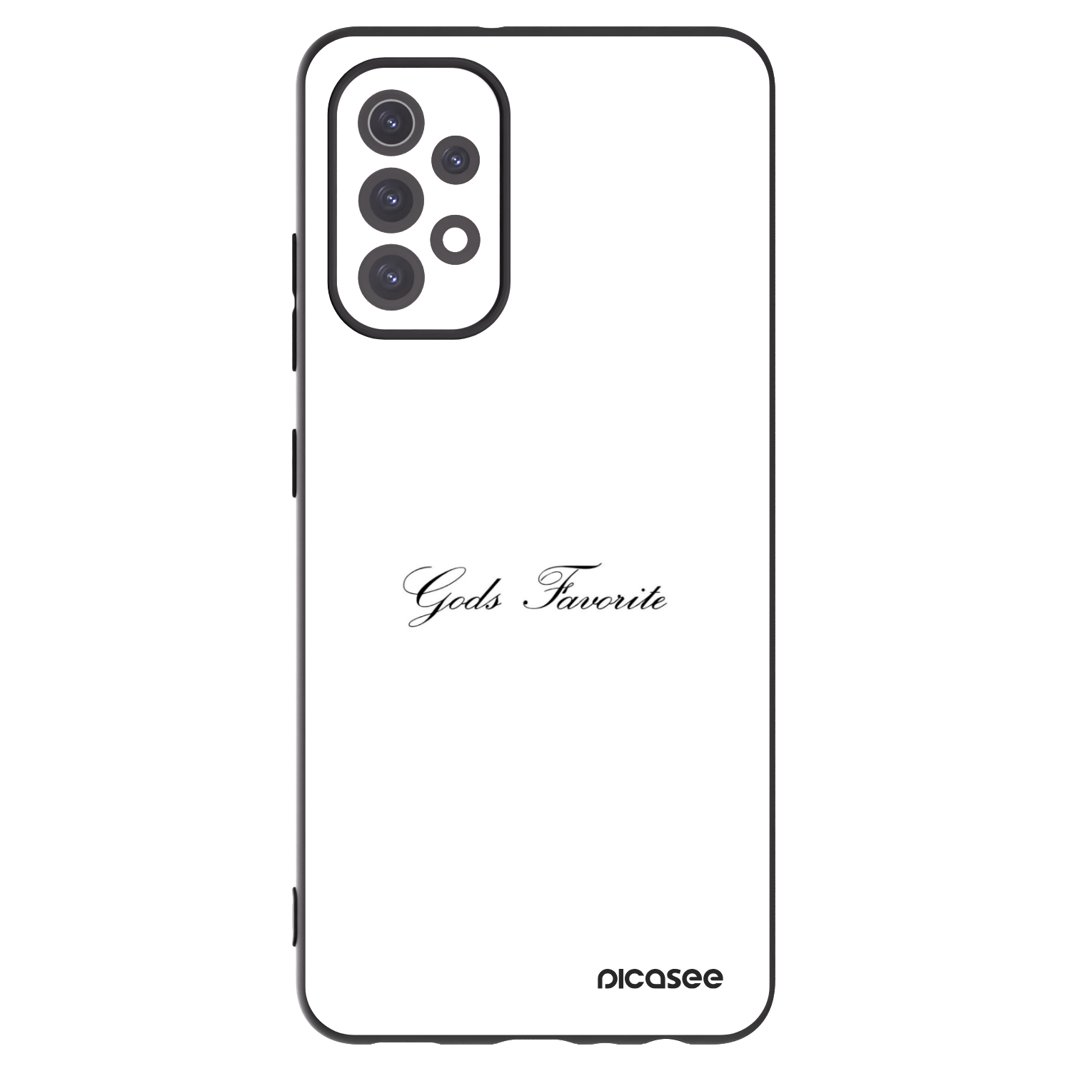 Picasee silikonowe czarne etui na Samsung Galaxy A32 5G A326B - Gods Favorite