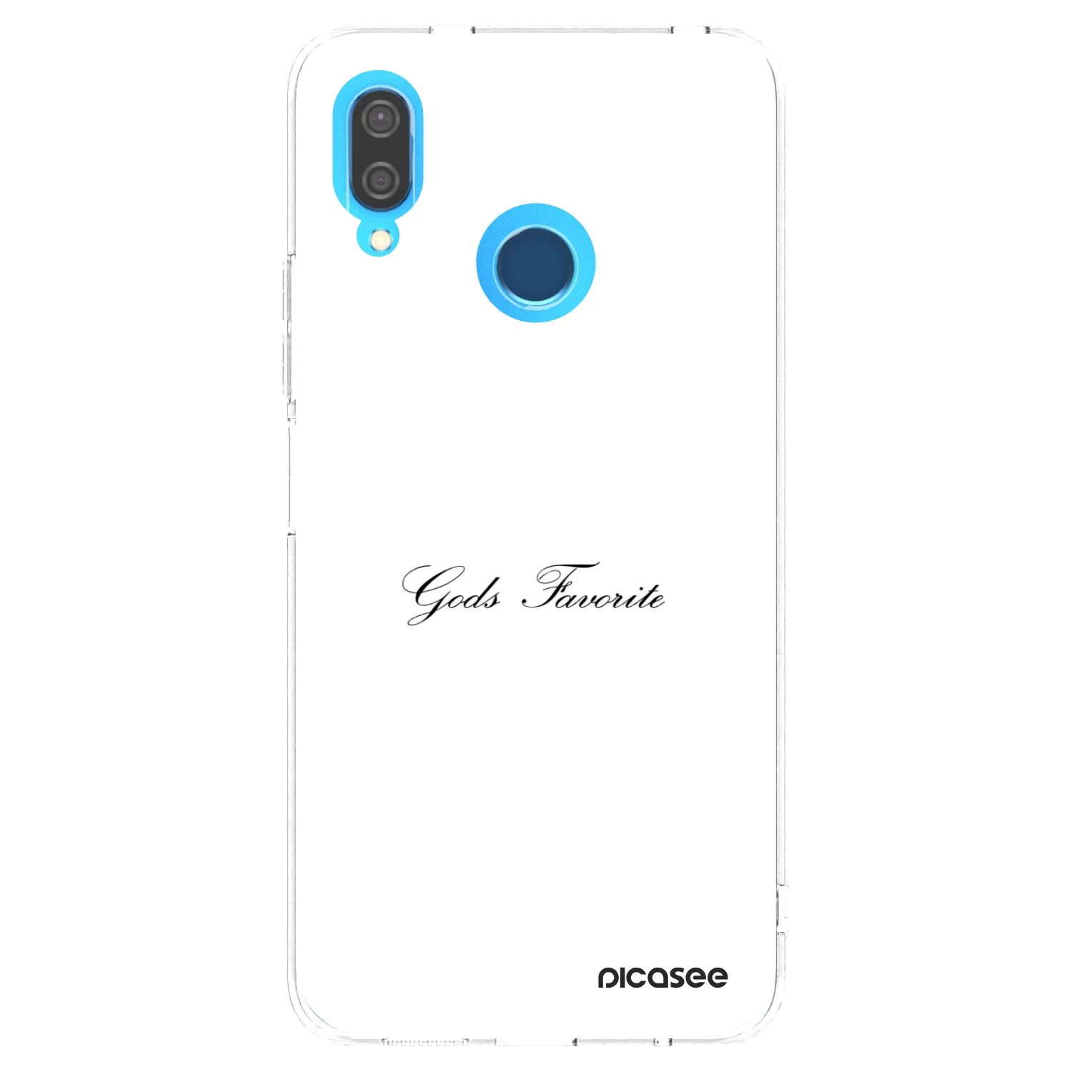 Picasee silikonowe przeźroczyste etui na Huawei P20 Lite - Gods Favorite
