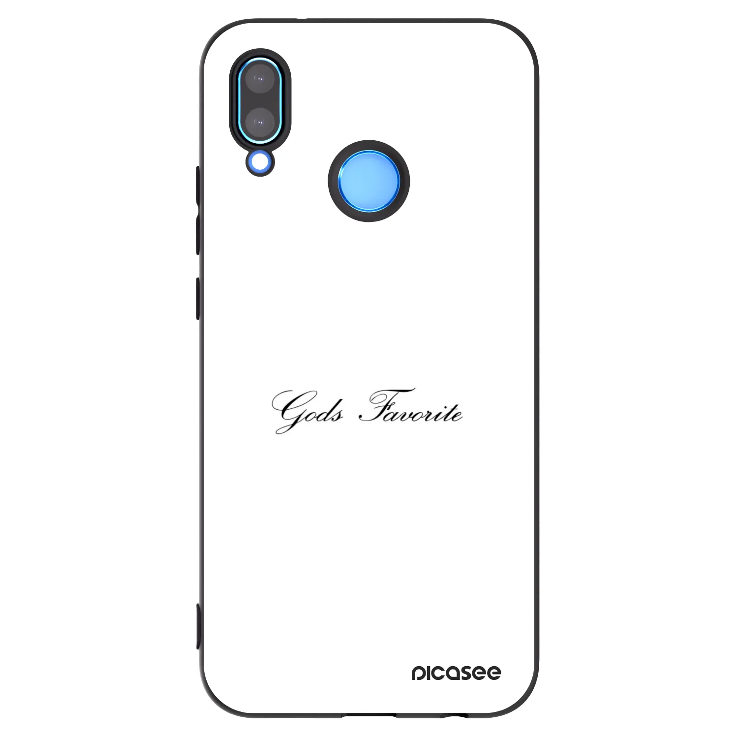 Picasee silikonowe czarne etui na Huawei P20 Lite - Gods Favorite