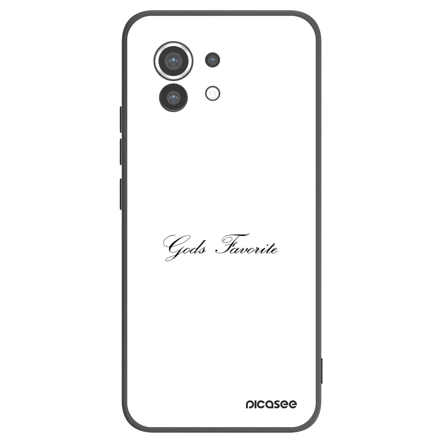 Picasee silikonowe czarne etui na Xiaomi Mi 11 - Gods Favorite