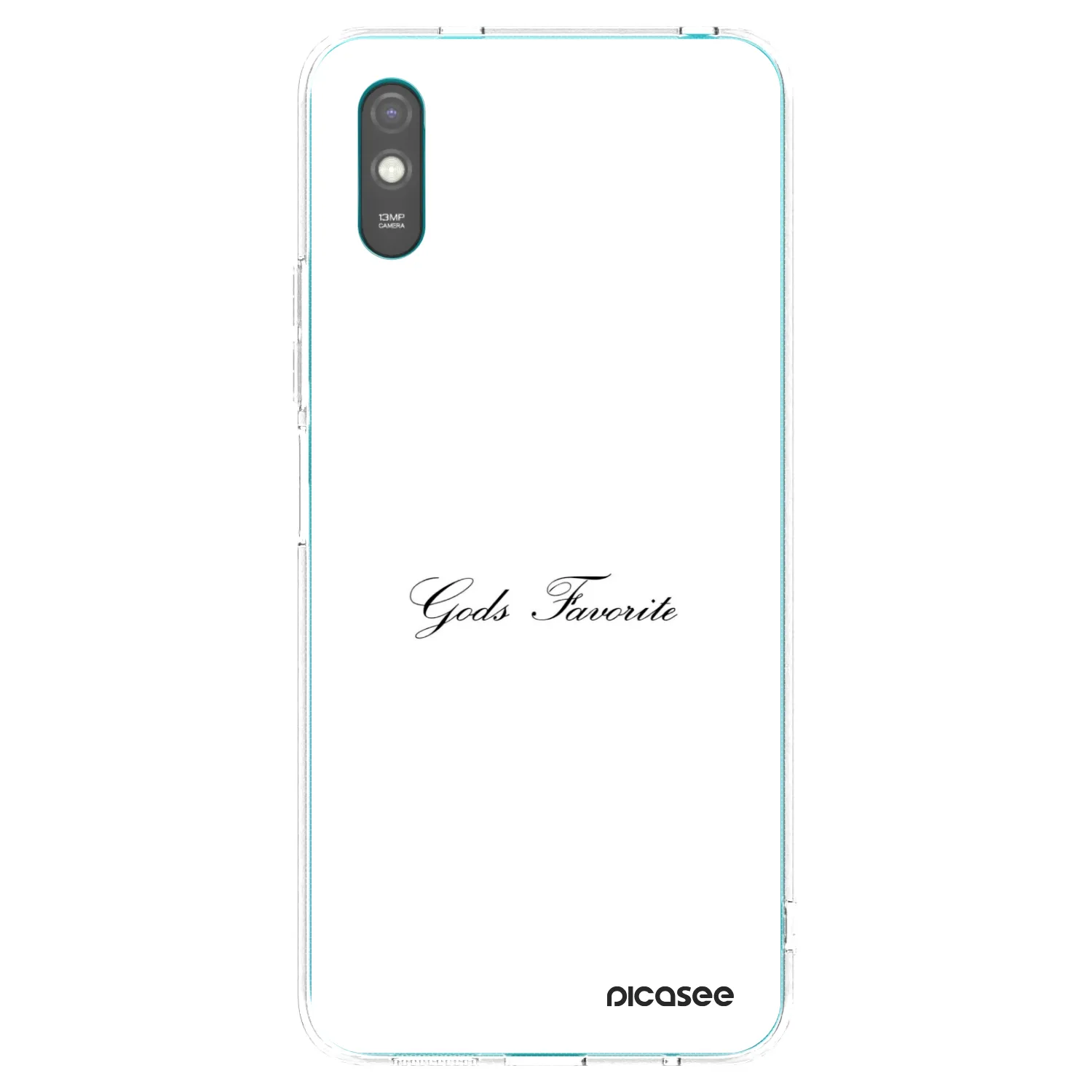 Picasee silikonowe przeźroczyste etui na Xiaomi Redmi 9AT - Gods Favorite