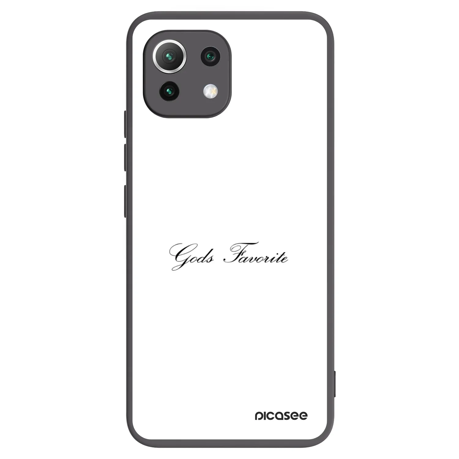 Picasee silikonowe czarne etui na Xiaomi Mi 11 Lite - Gods Favorite