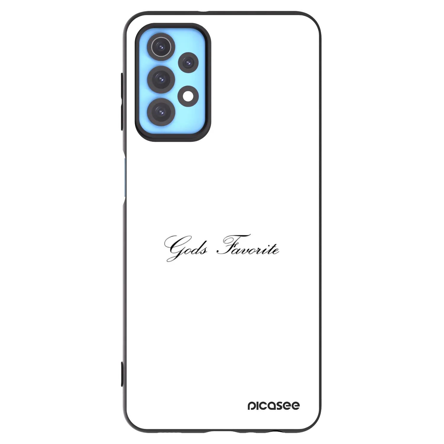 Picasee silikonowe czarne etui na Samsung Galaxy A32 4G SM-A325F - Gods Favorite