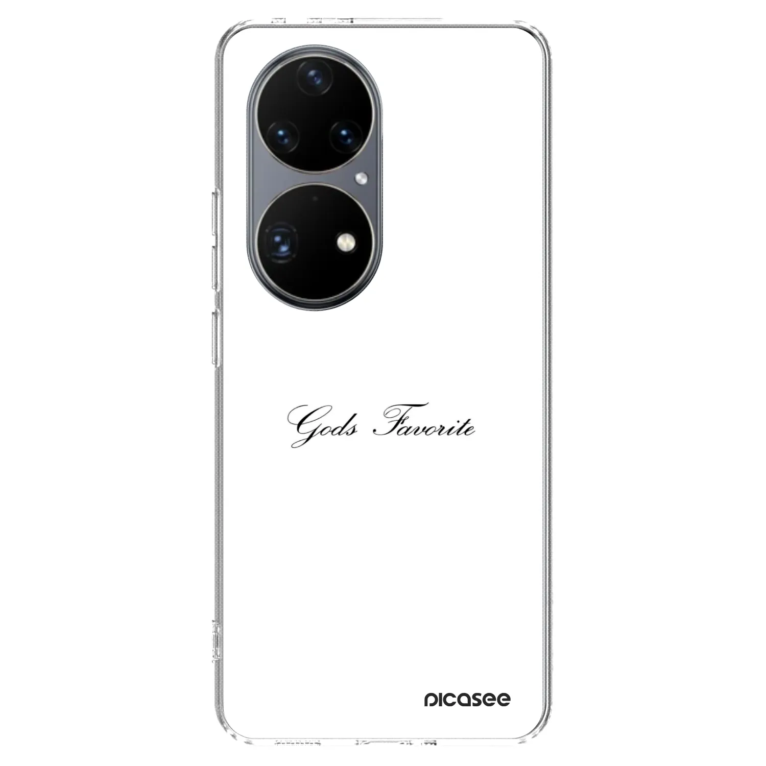 Picasee silikonowe przeźroczyste etui na Huawei P50 - Gods Favorite
