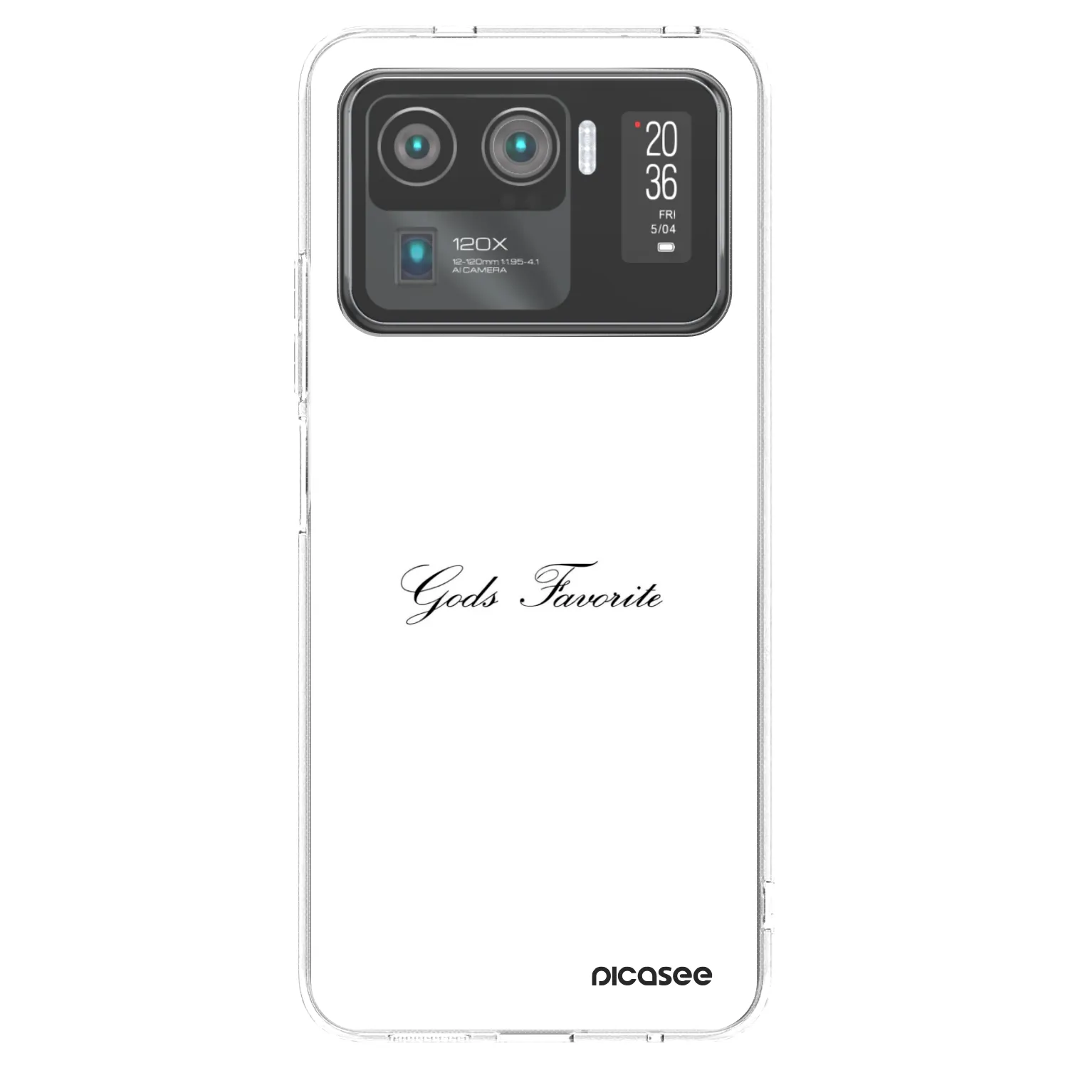 Picasee silikonowe przeźroczyste etui na Xiaomi Mi 11 Ultra - Gods Favorite