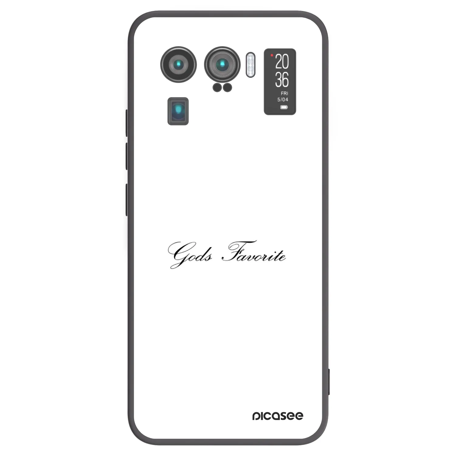 Picasee silikonowe czarne etui na Xiaomi Mi 11 Ultra - Gods Favorite