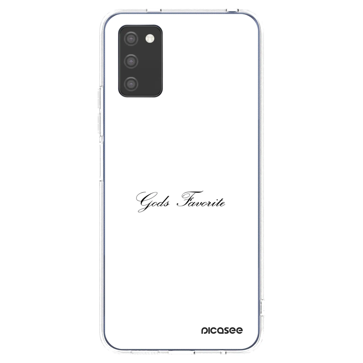 Picasee silikonowe przeźroczyste etui na Samsung Galaxy A02s A025G - Gods Favorite