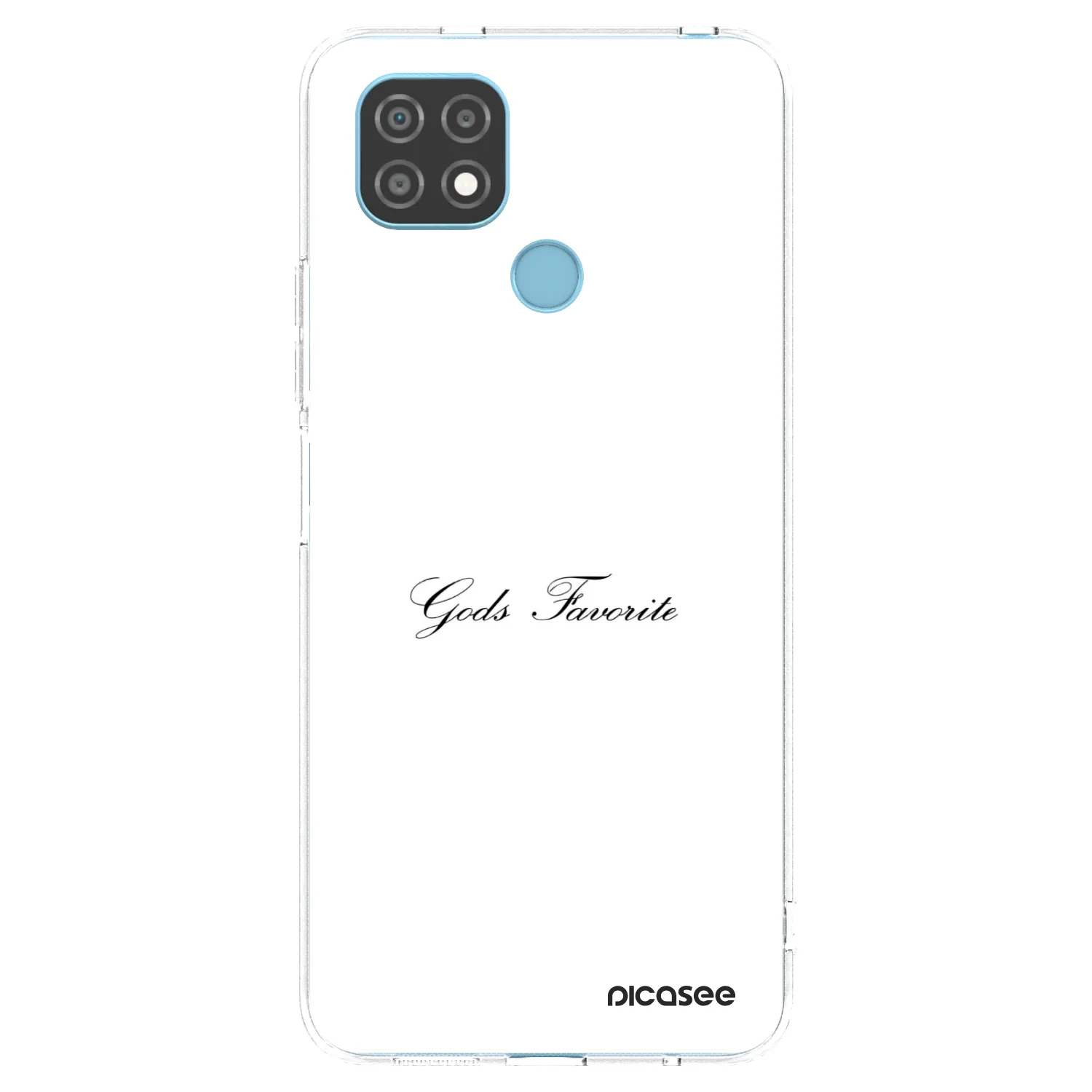 Picasee silikonowe przeźroczyste etui na Realme C21 - Gods Favorite