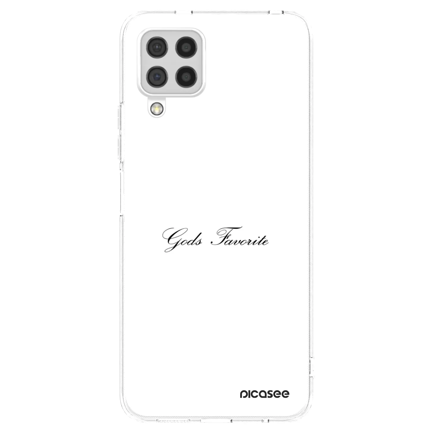 Picasee silikonowe przeźroczyste etui na Samsung Galaxy A22 A225F 4G - Gods Favorite
