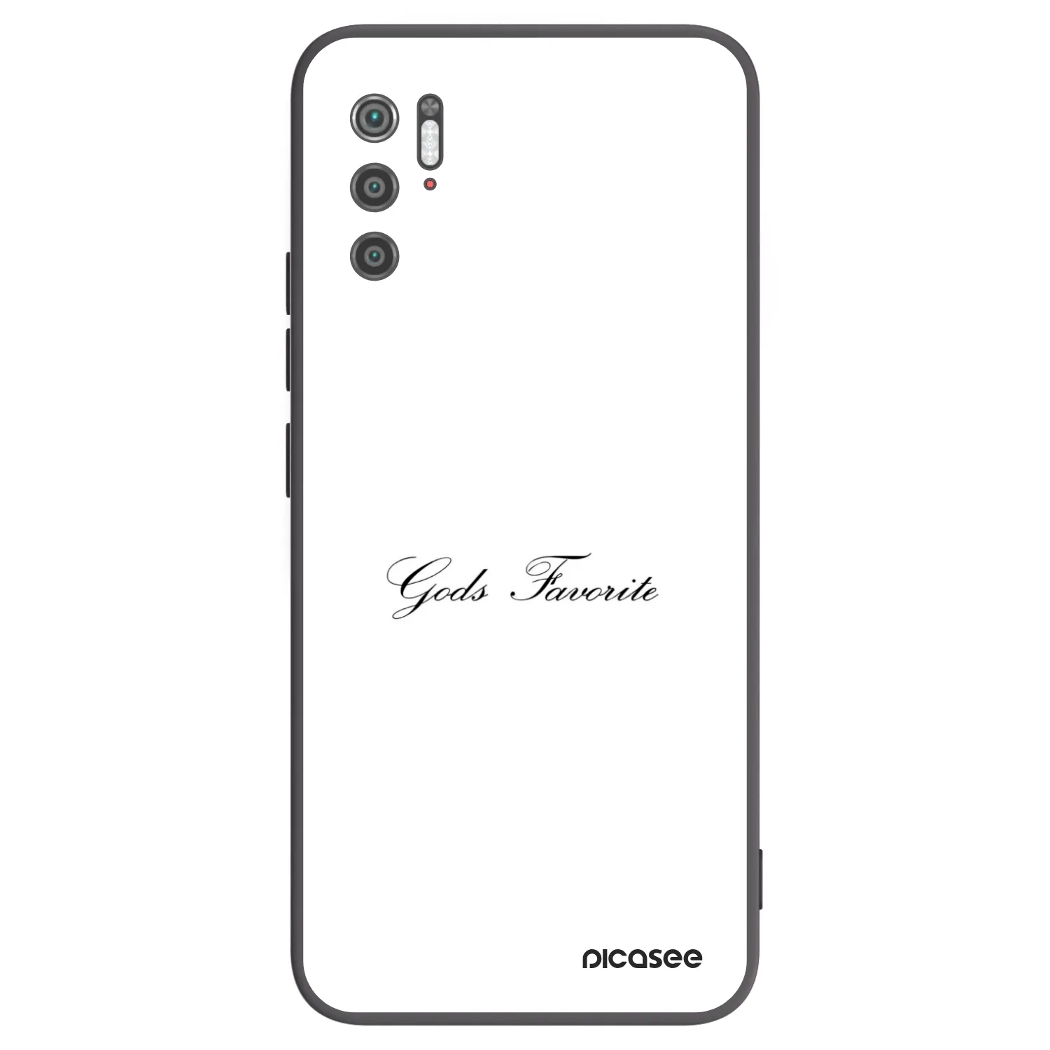 Picasee silikonowe czarne etui na Xiaomi Poco M3 Pro 5G - Gods Favorite