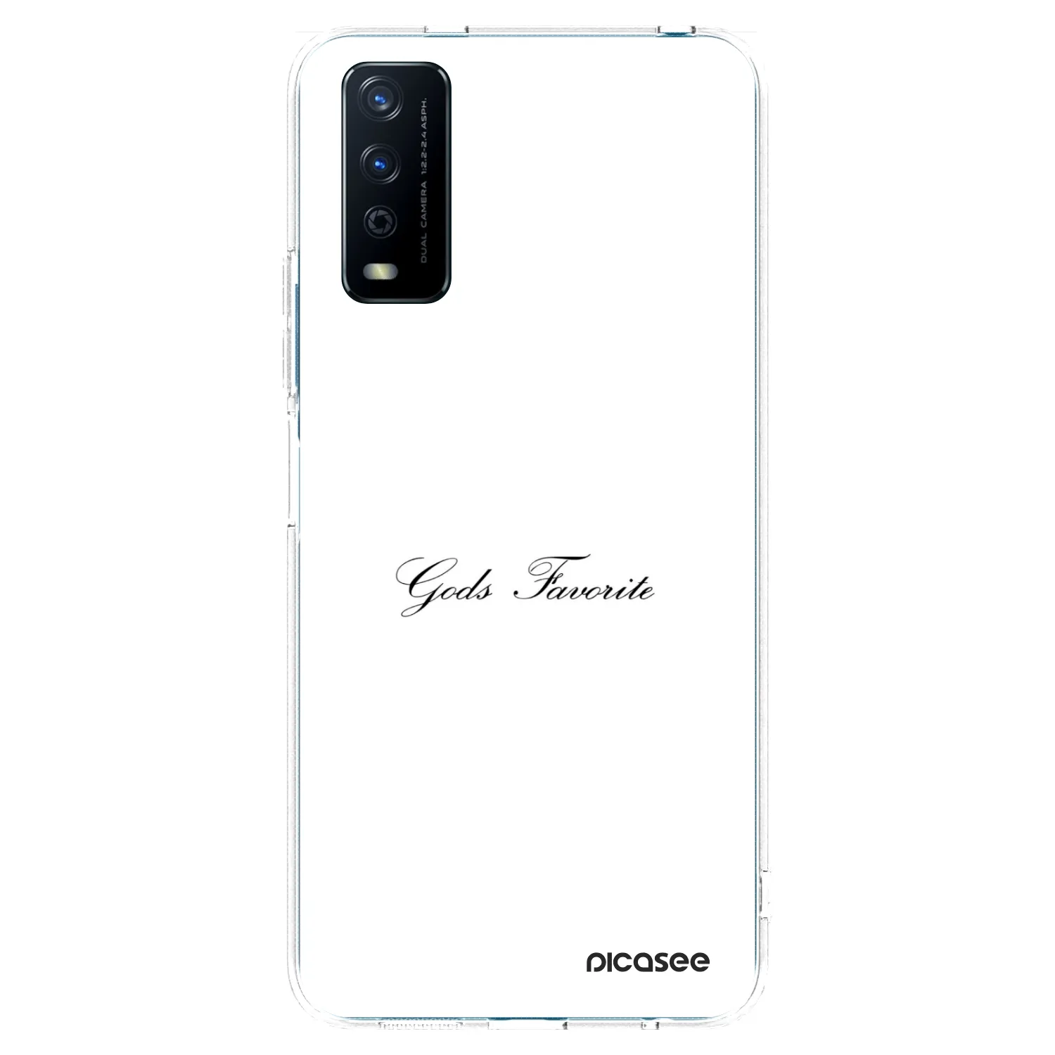 Picasee silikonowe przeźroczyste etui na Vivo Y11s - Gods Favorite