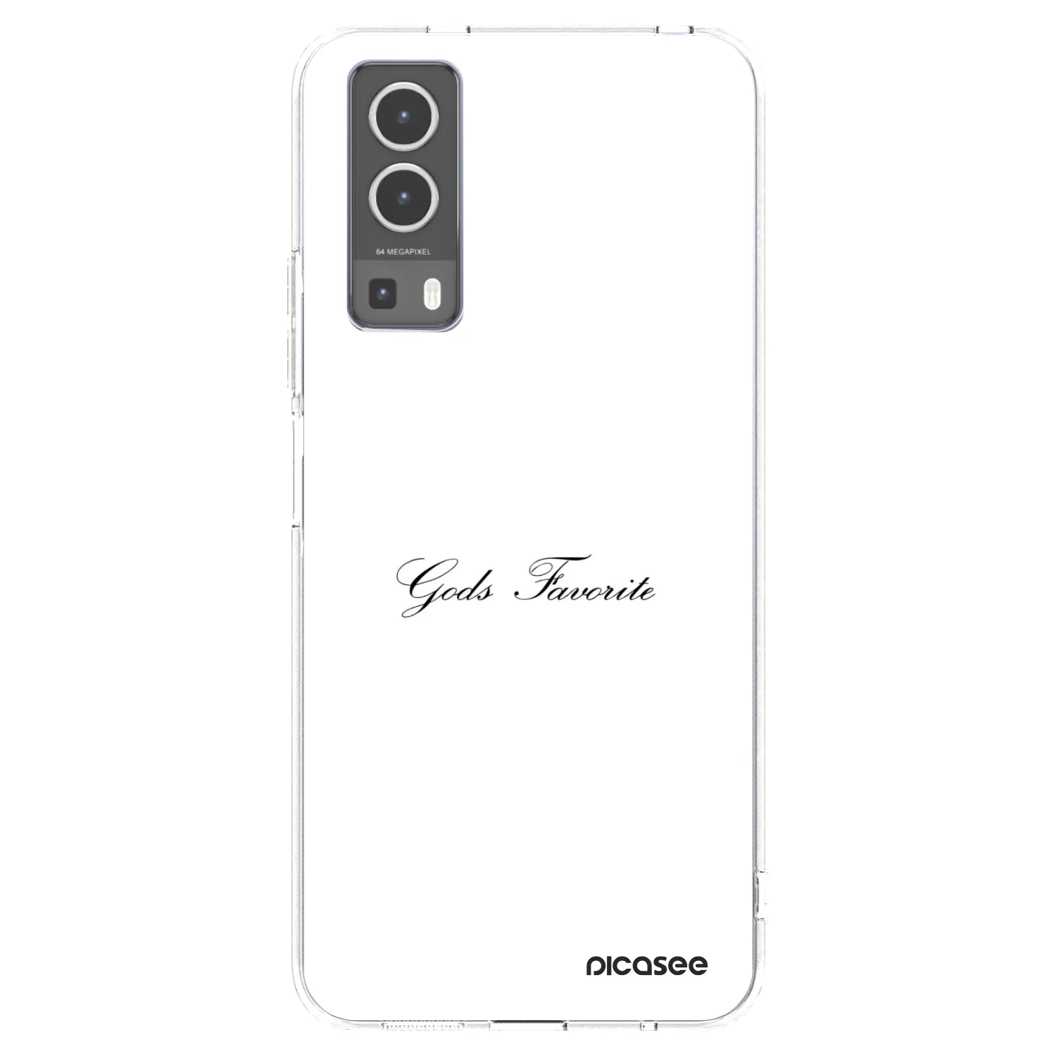 Picasee silikonowe przeźroczyste etui na Vivo Y72 5G - Gods Favorite