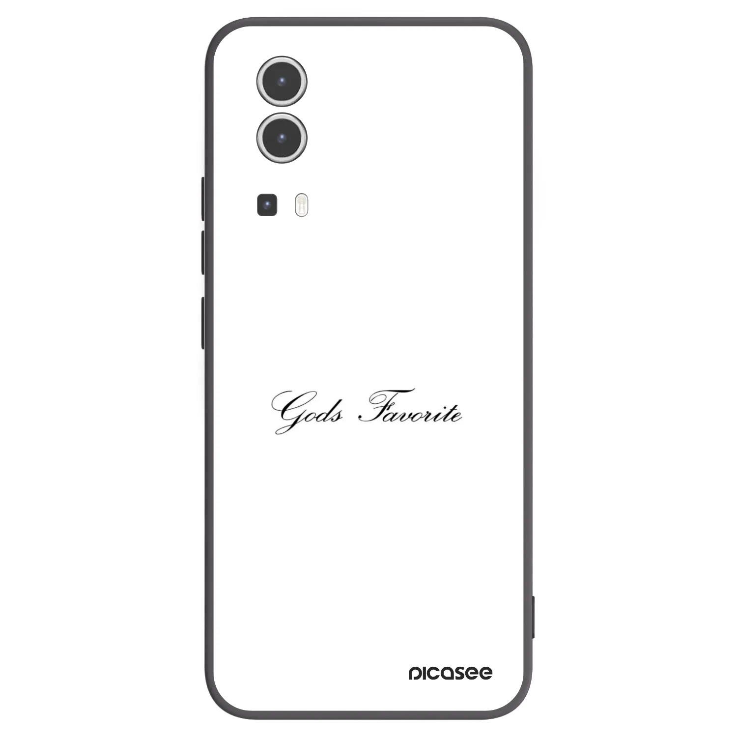 Picasee silikonowe czarne etui na Vivo Y72 5G - Gods Favorite