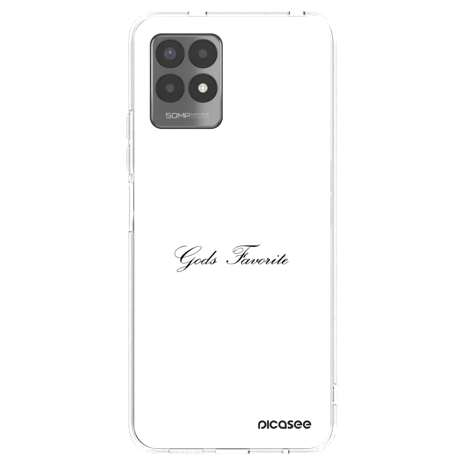Picasee silikonowe przeźroczyste etui na Realme 8i - Gods Favorite