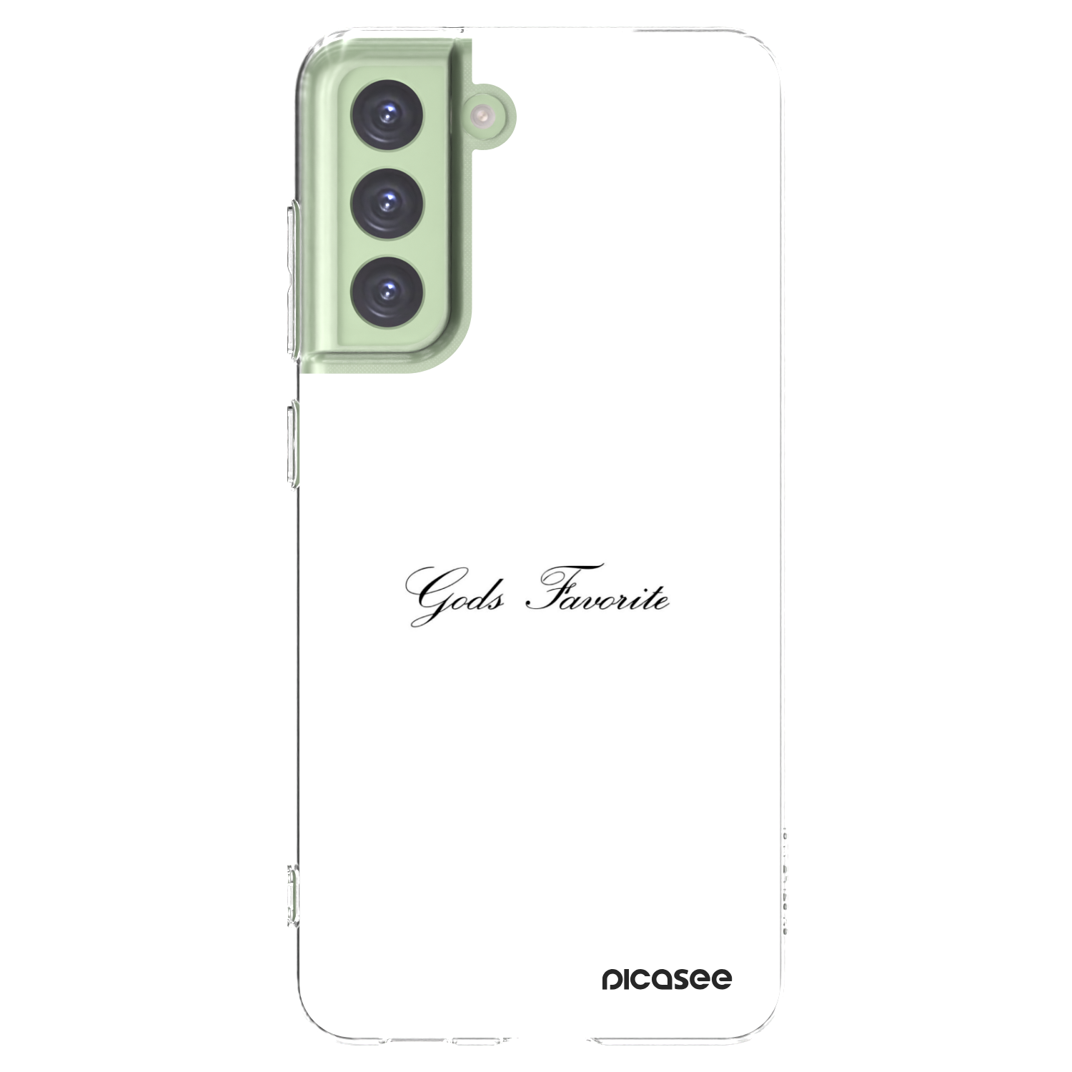 Picasee silikonowe przeźroczyste etui na Samsung Galaxy S21 FE 5G - Gods Favorite