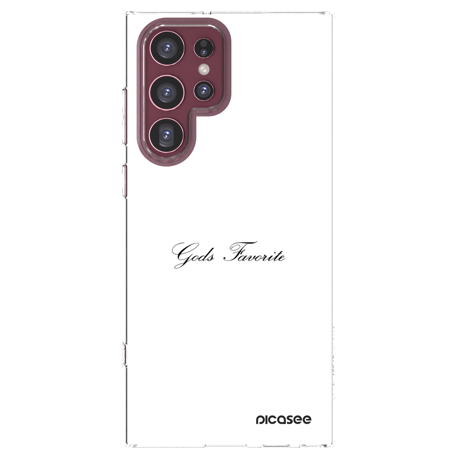 Picasee silikonowe przeźroczyste etui na Samsung Galaxy S22 Ultra 5G - Gods Favorite