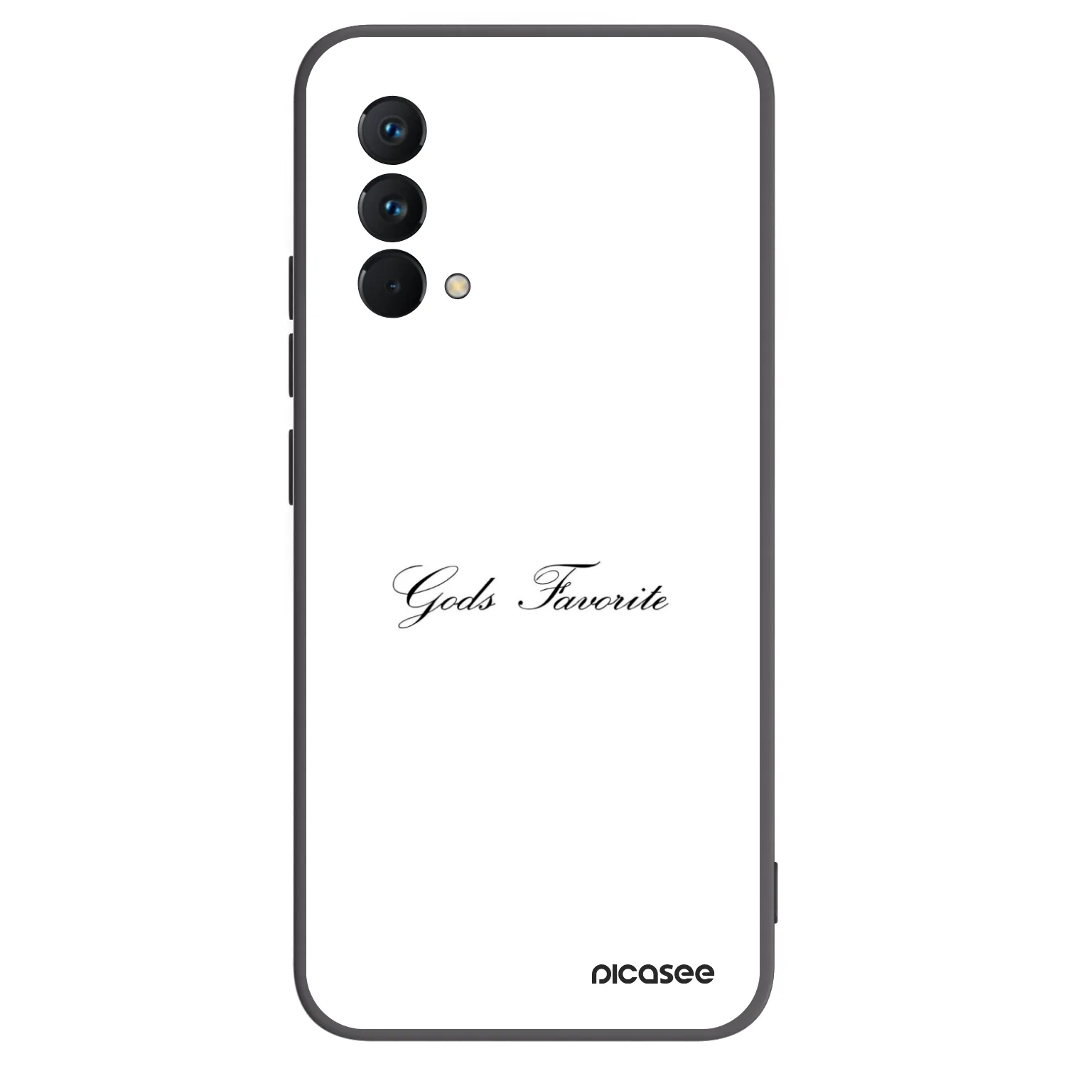 Picasee silikonowe czarne etui na Realme GT Master Edition 5G - Gods Favorite
