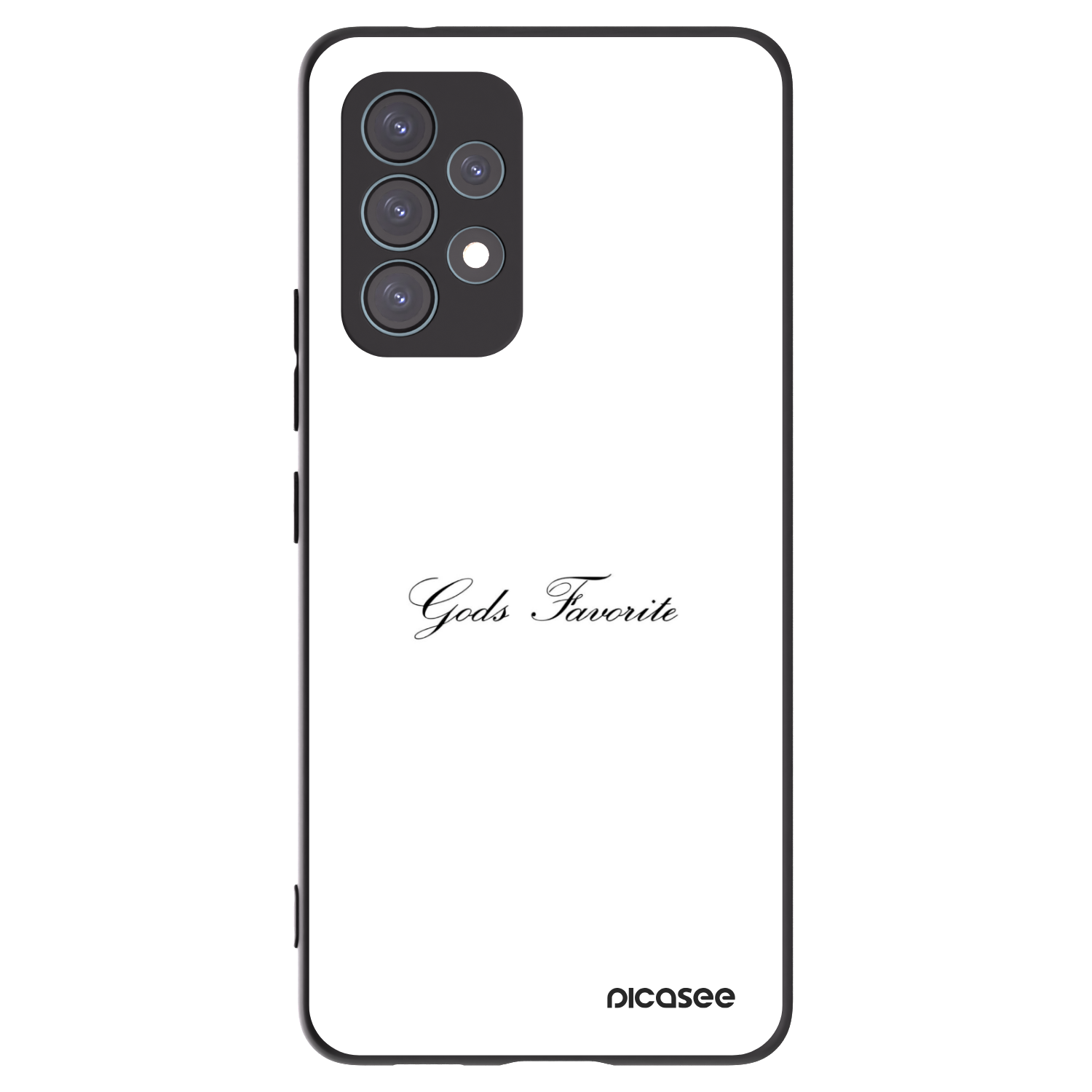 Picasee silikonowe czarne etui na Samsung Galaxy A53 5G A536 - Gods Favorite