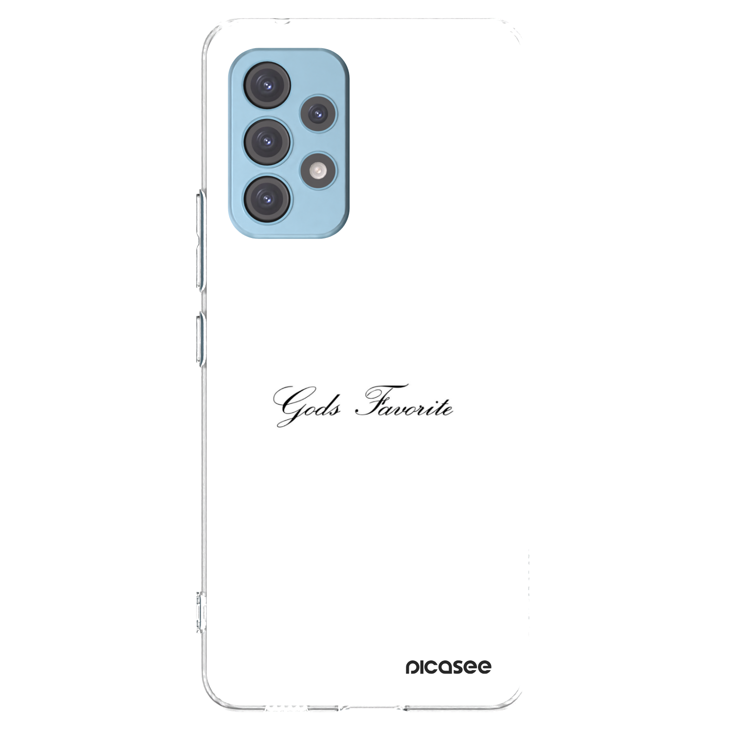 Picasee silikonowe przeźroczyste etui na Samsung Galaxy A53 5G A536 - Gods Favorite