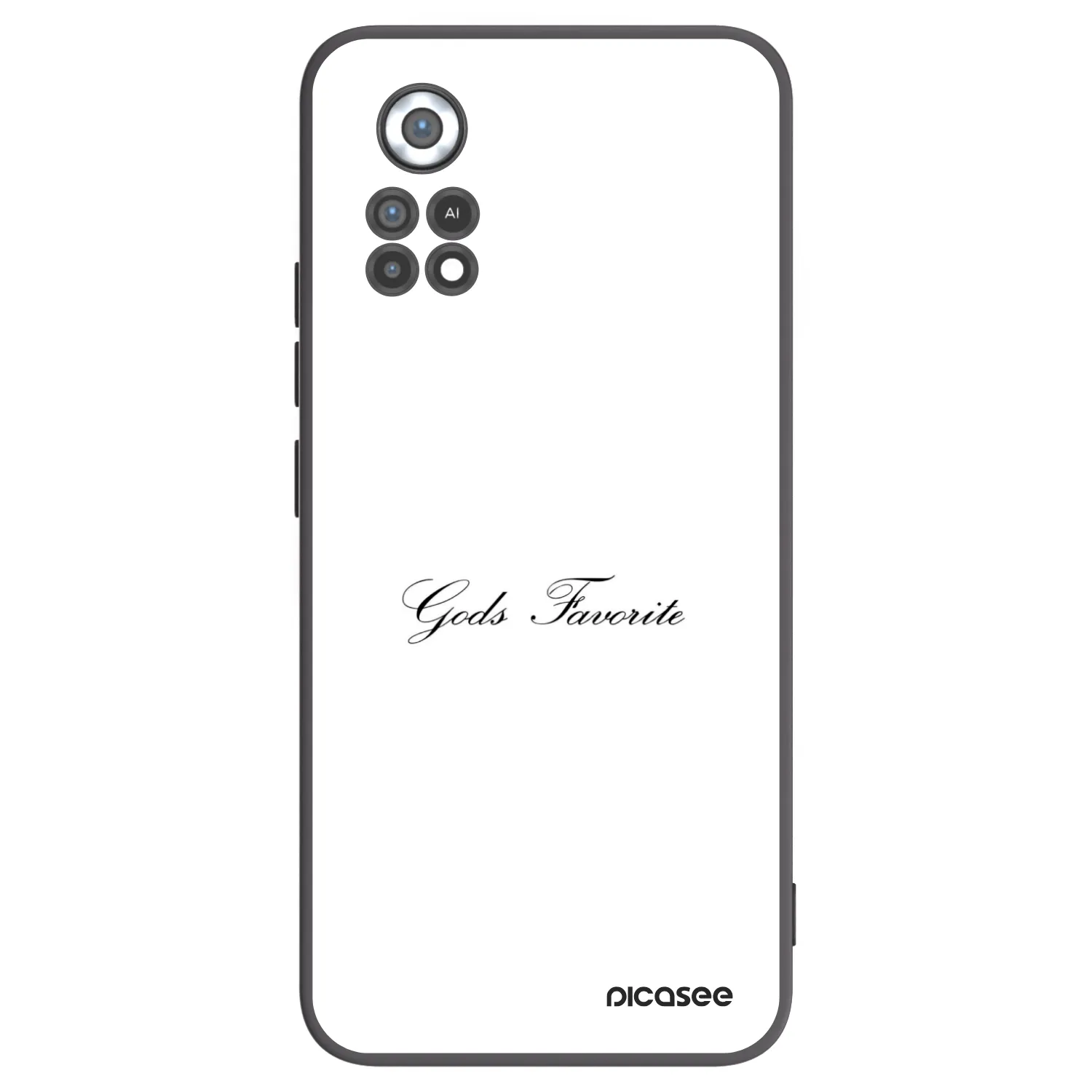 Picasee silikonowe czarne etui na Xiaomi Poco X4 Pro 5G - Gods Favorite