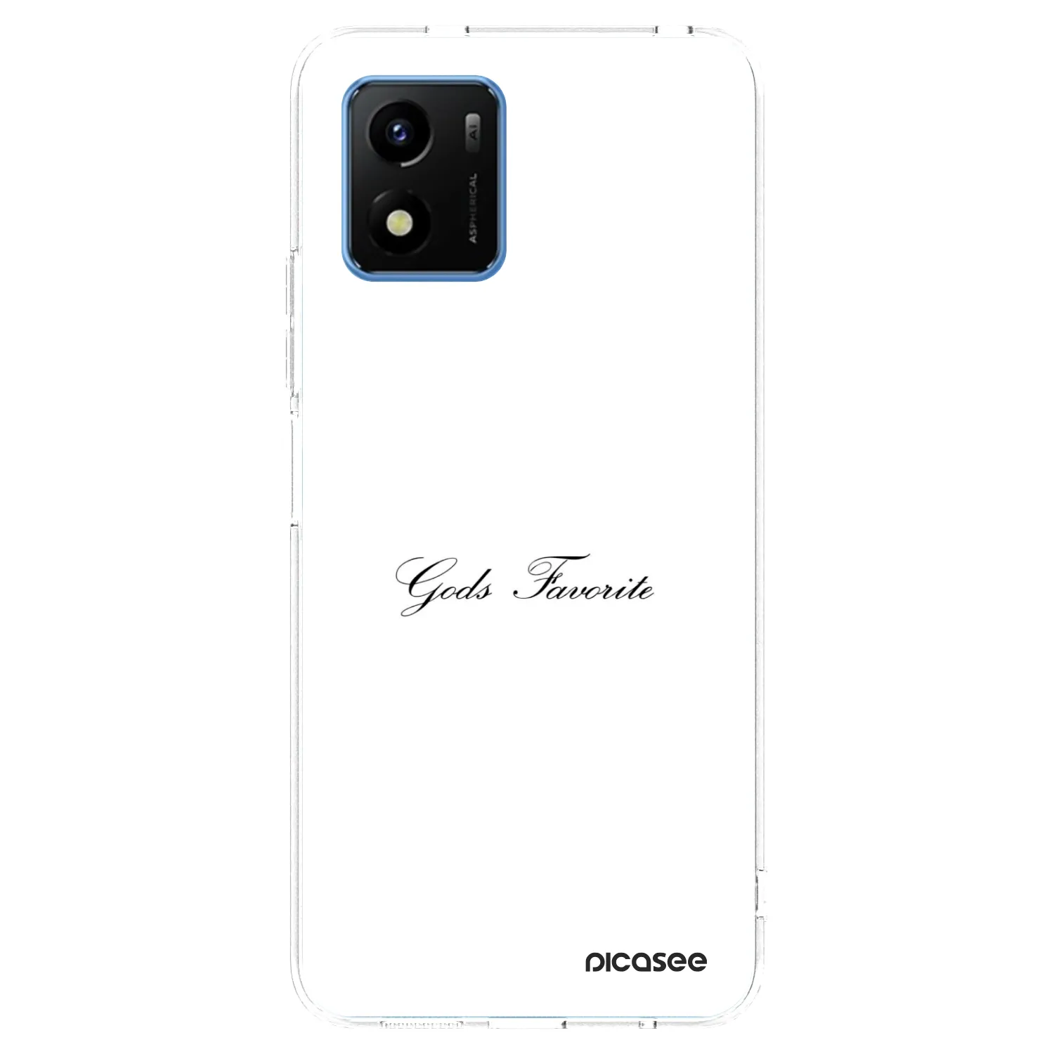 Picasee silikonowe przeźroczyste etui na Vivo Y01 - Gods Favorite