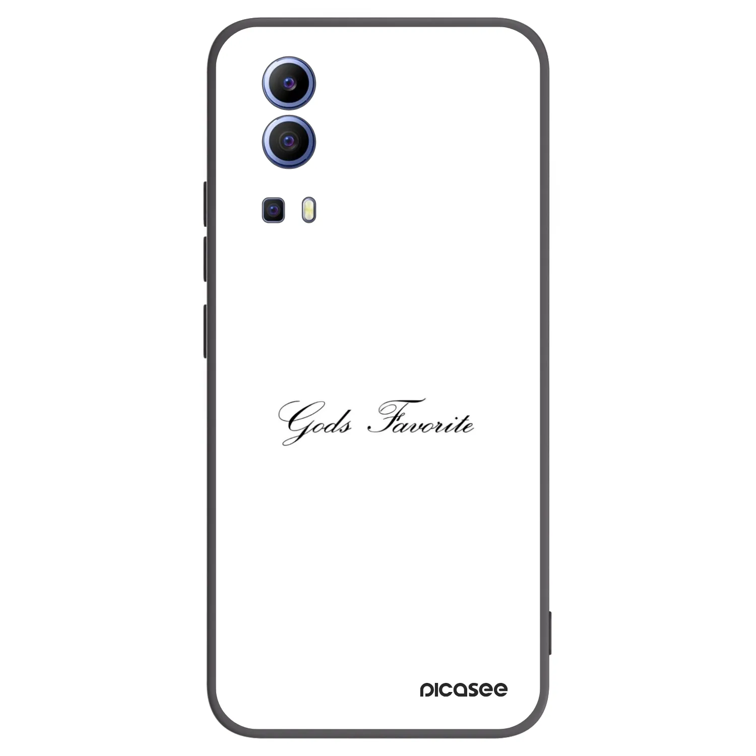 Picasee silikonowe czarne etui na Vivo Y52 5G - Gods Favorite