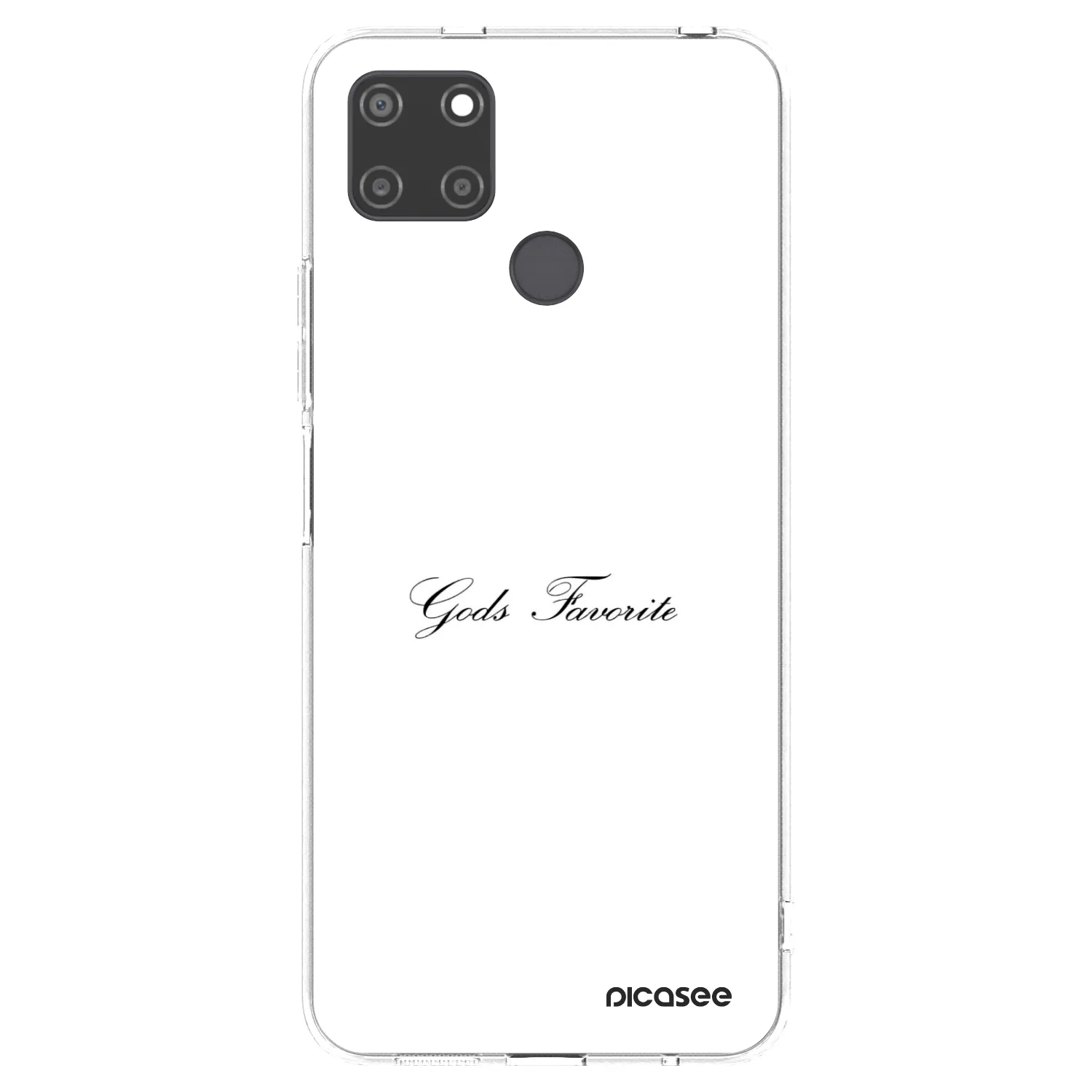 Picasee silikonowe przeźroczyste etui na Realme C21Y - Gods Favorite