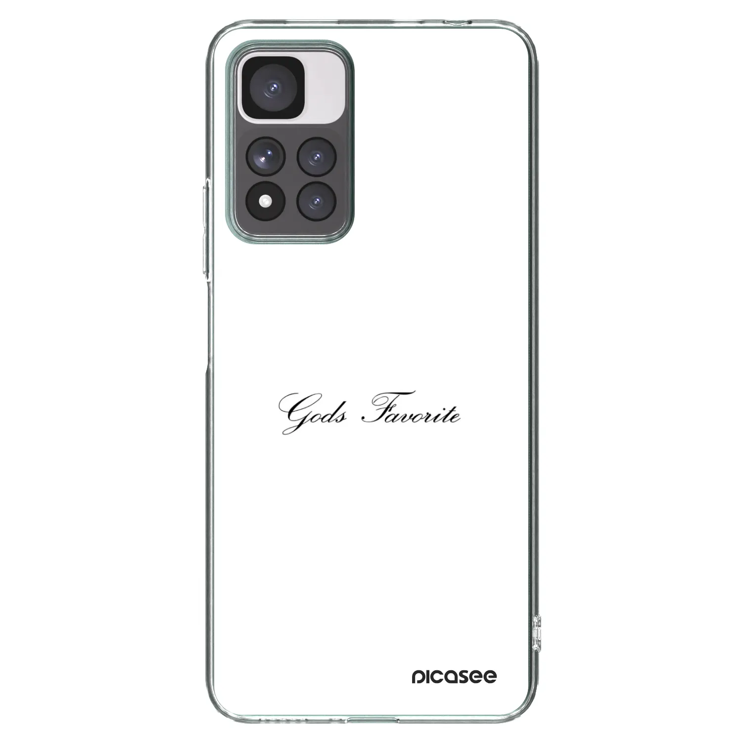 Picasee silikonowe przeźroczyste etui na Xiaomi Redmi Note 11 Pro+ 5G - Gods Favorite