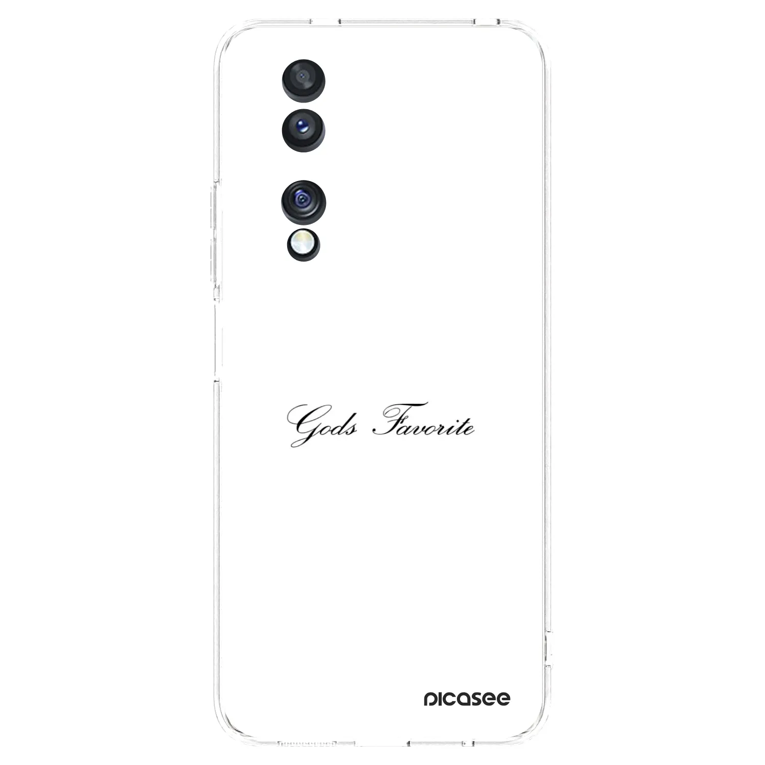 Picasee silikonowe przeźroczyste etui na Honor 70 - Gods Favorite