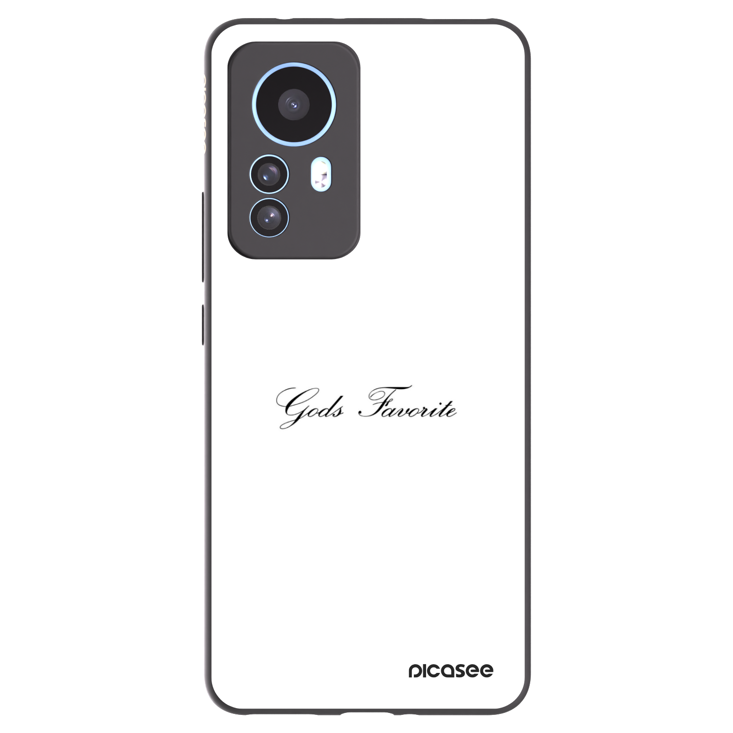 Picasee silikonowe czarne etui na Xiaomi 12T Pro - Gods Favorite