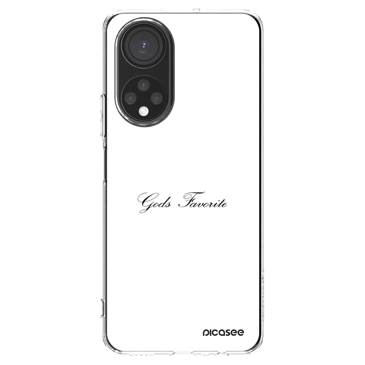 Picasee silikonowe przeźroczyste etui na Honor X7 - Gods Favorite